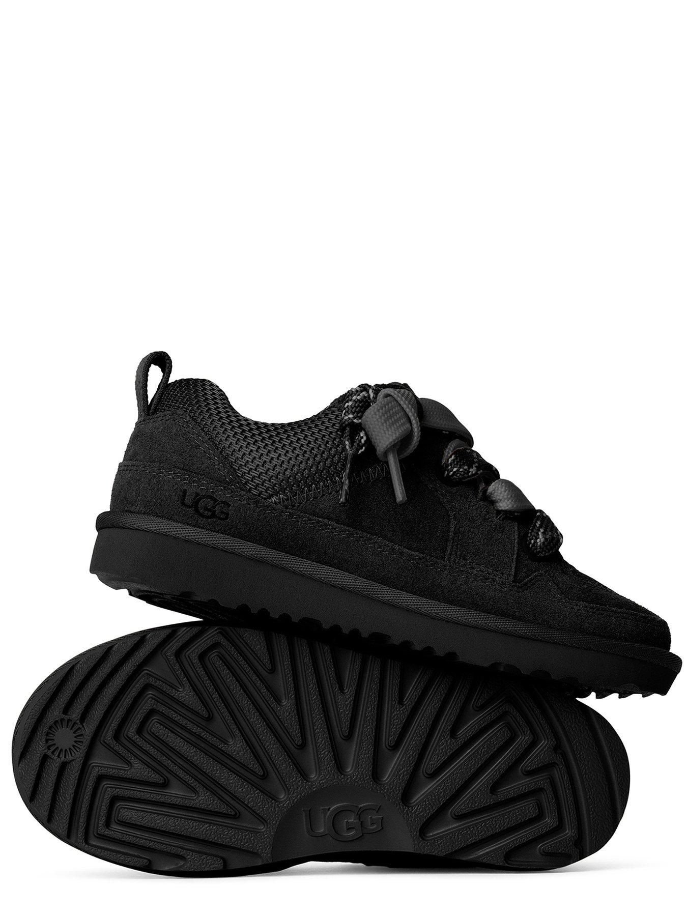  image of ugg-kids-lo-lowmel-shoe-black