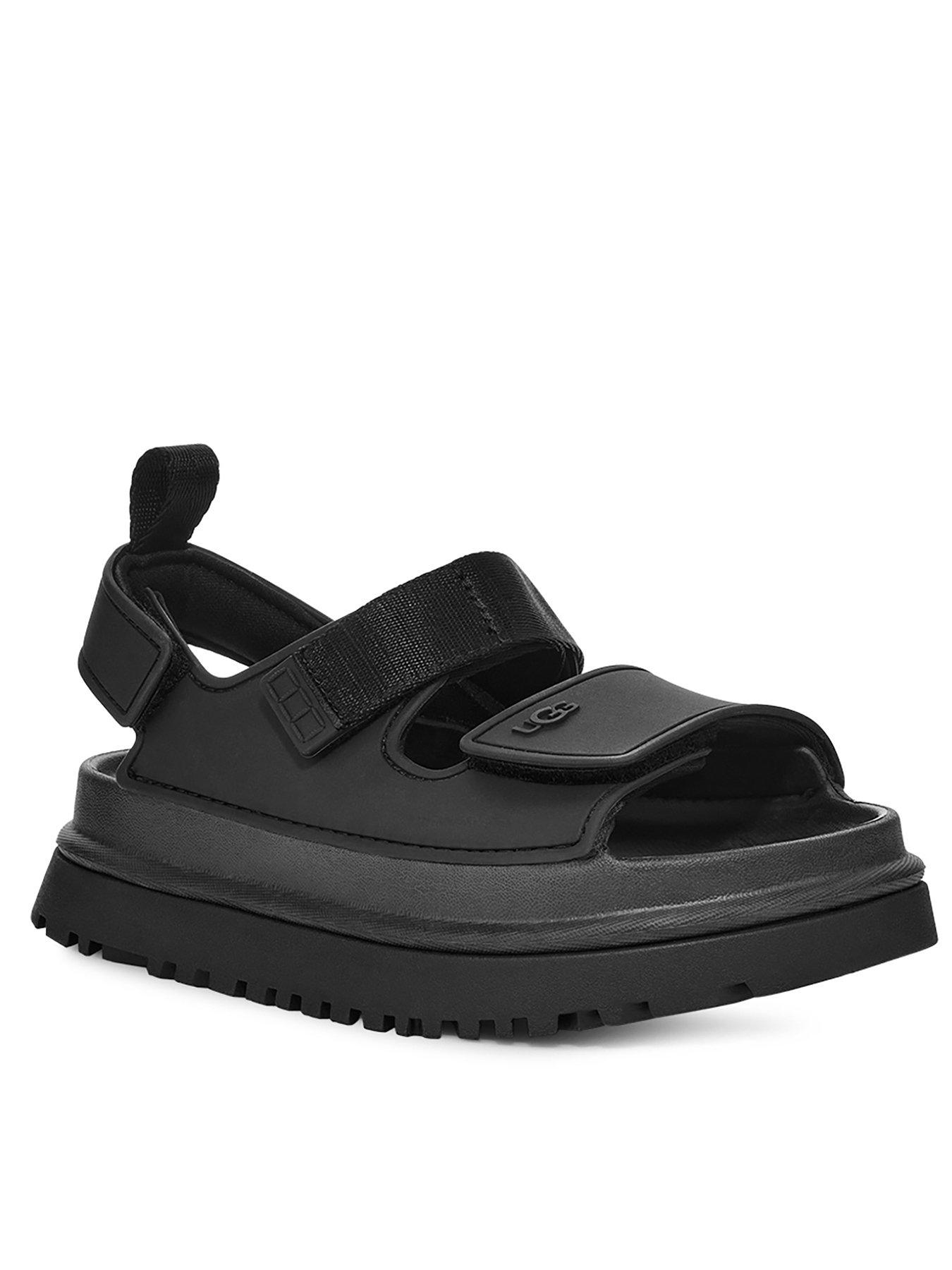  image of ugg-kids-goldenglow-sandal-black