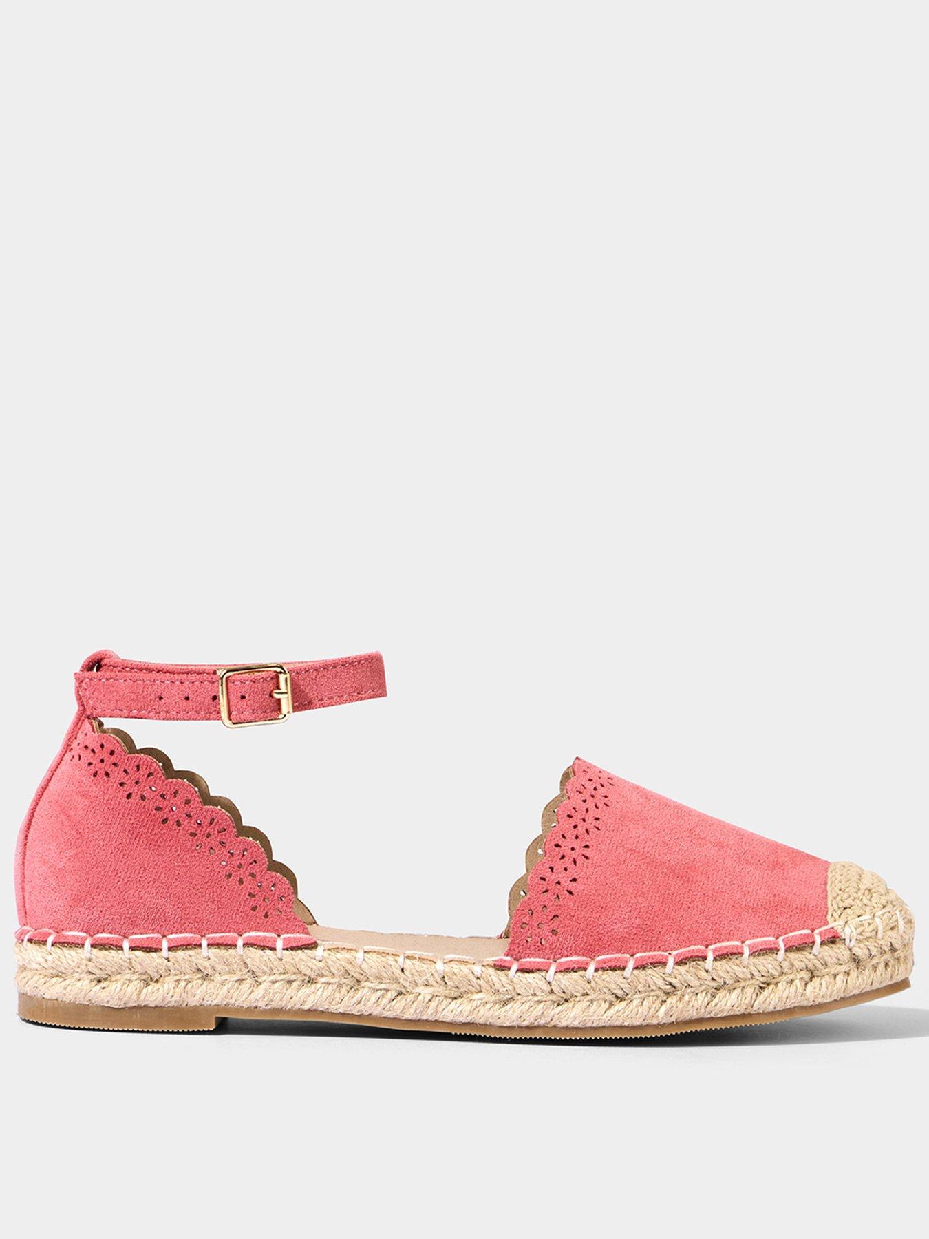 joe-browns-pretty-scallop-strappy-espadrilles-coral