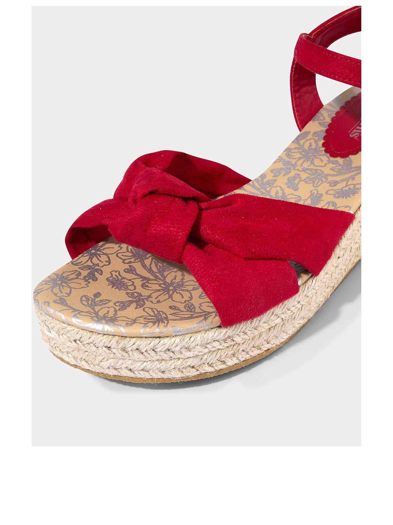  image of joe-browns-cool-and-casual-sandals-red