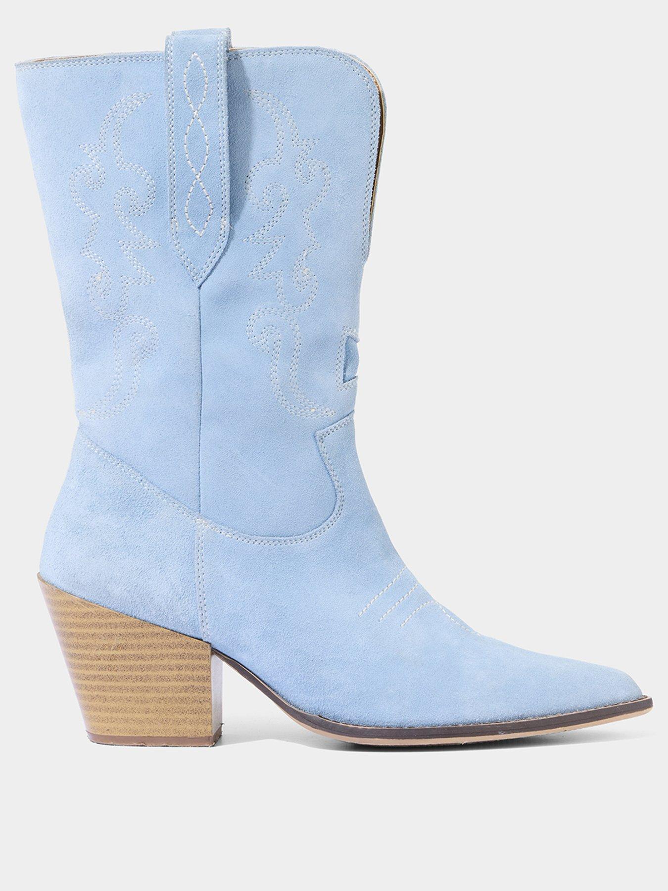  image of joe-browns-austin-suede-western-boots-blue