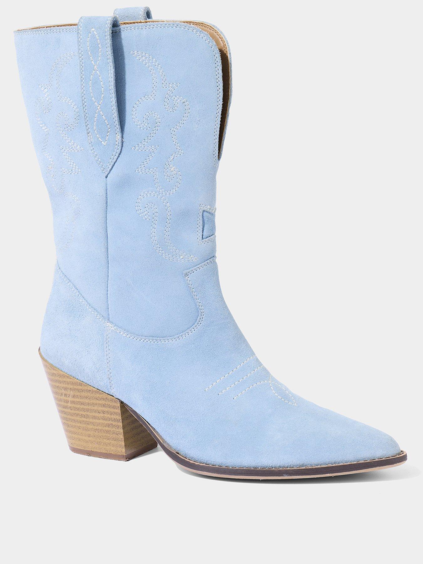  image of joe-browns-austin-suede-western-boots-blue