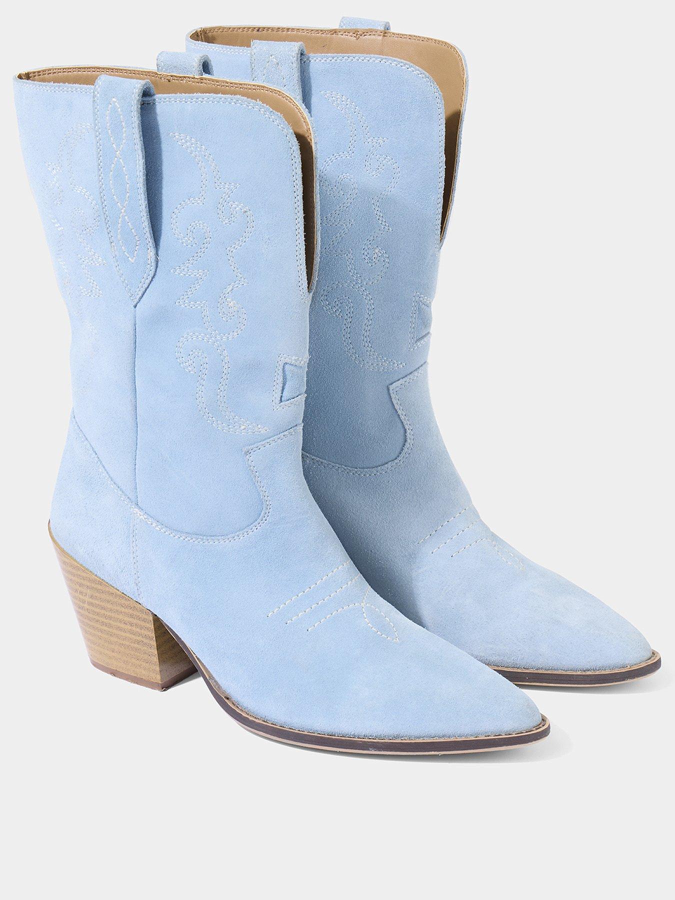  image of joe-browns-austin-suede-western-boots-blue