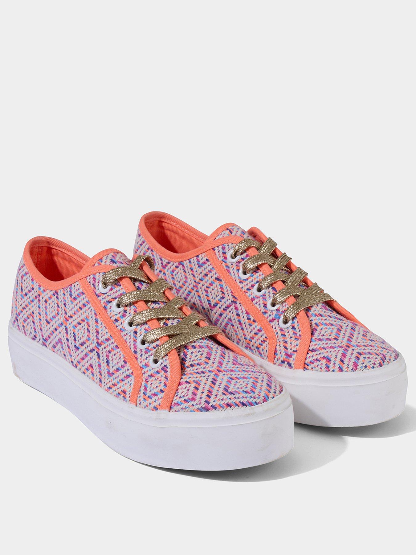  image of joe-browns-bay-breeze-aztek-pumps-pink-multi
