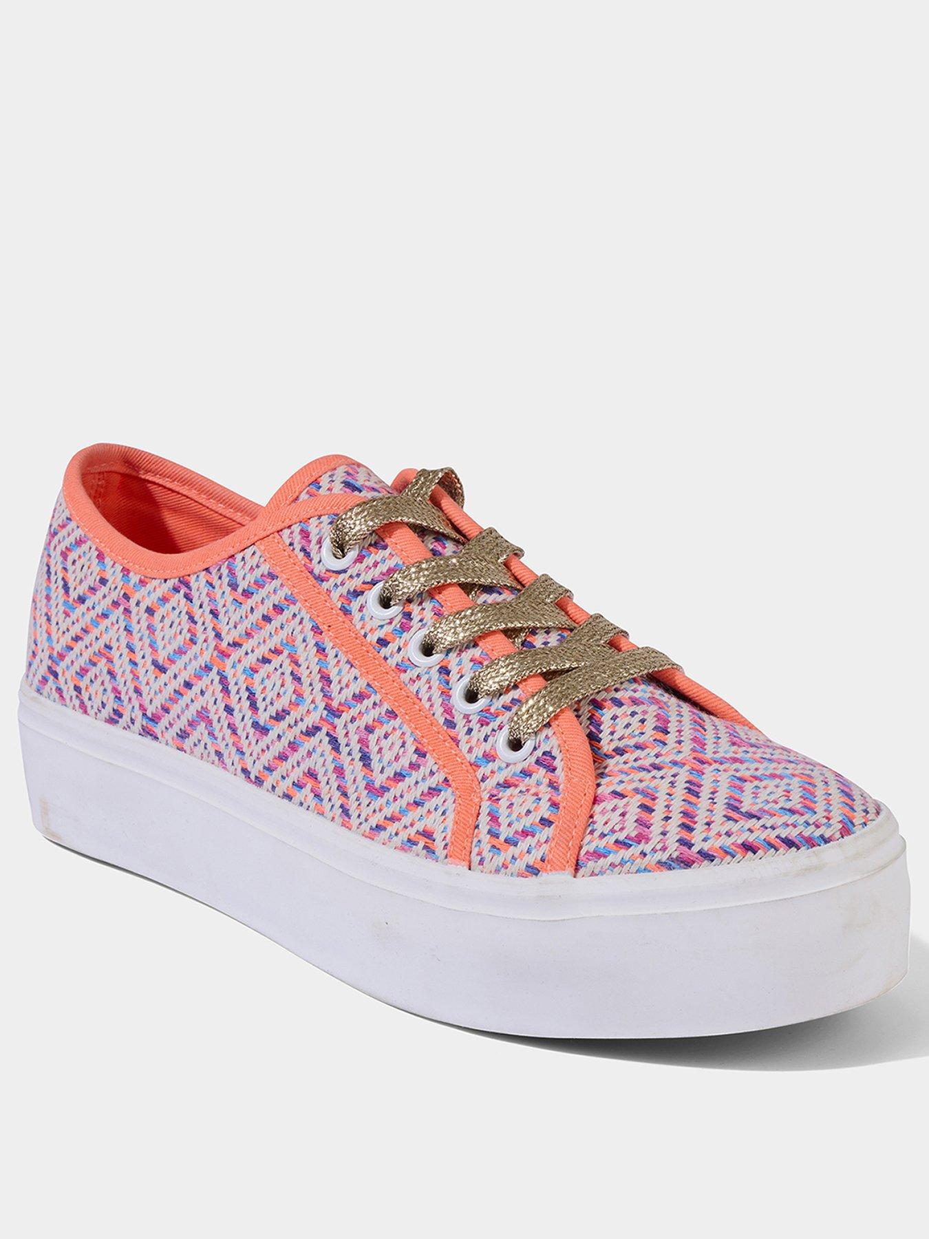  image of joe-browns-bay-breeze-aztek-pumps-pink-multi