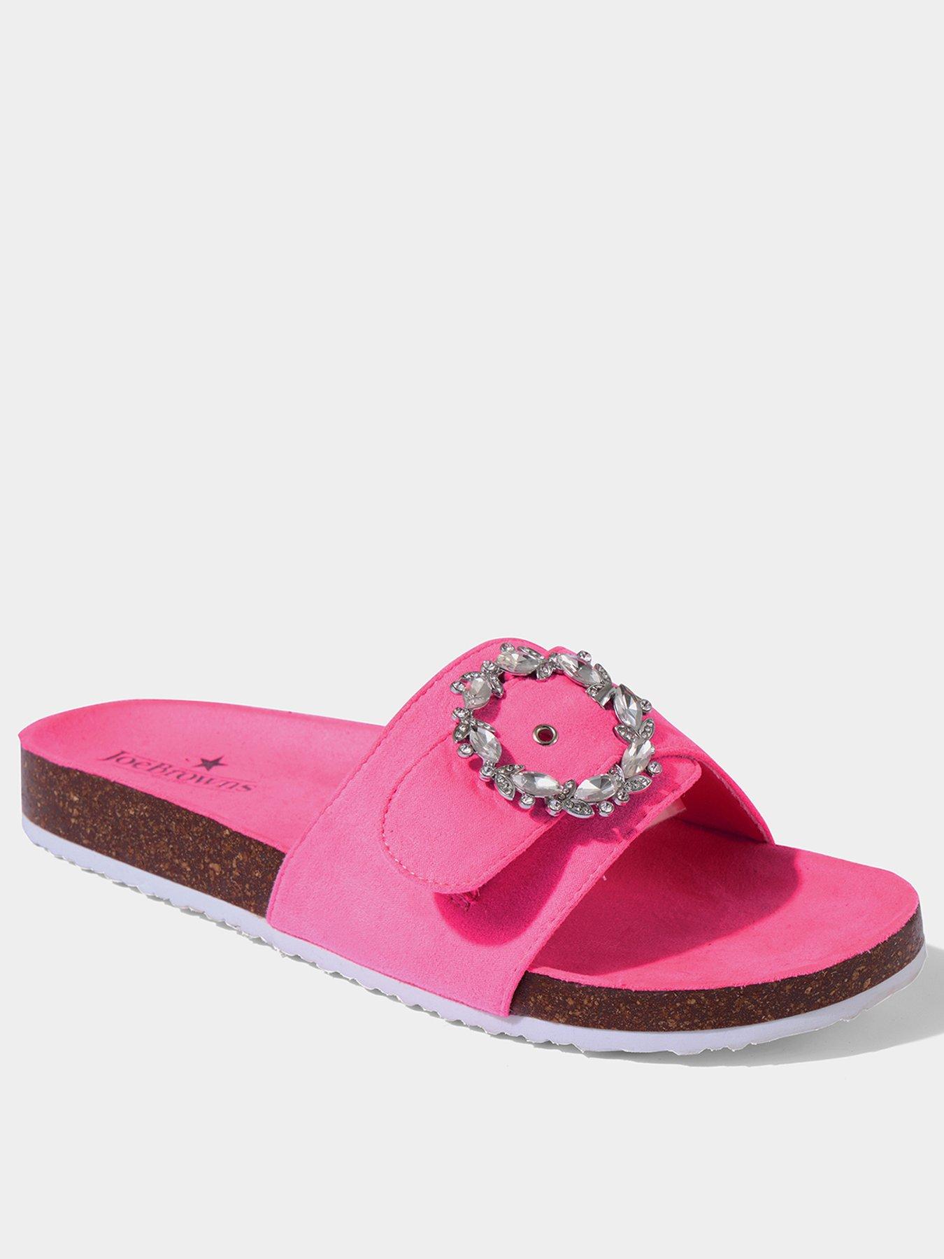  image of joe-browns-sunny-rays-buckle-sandals-pink