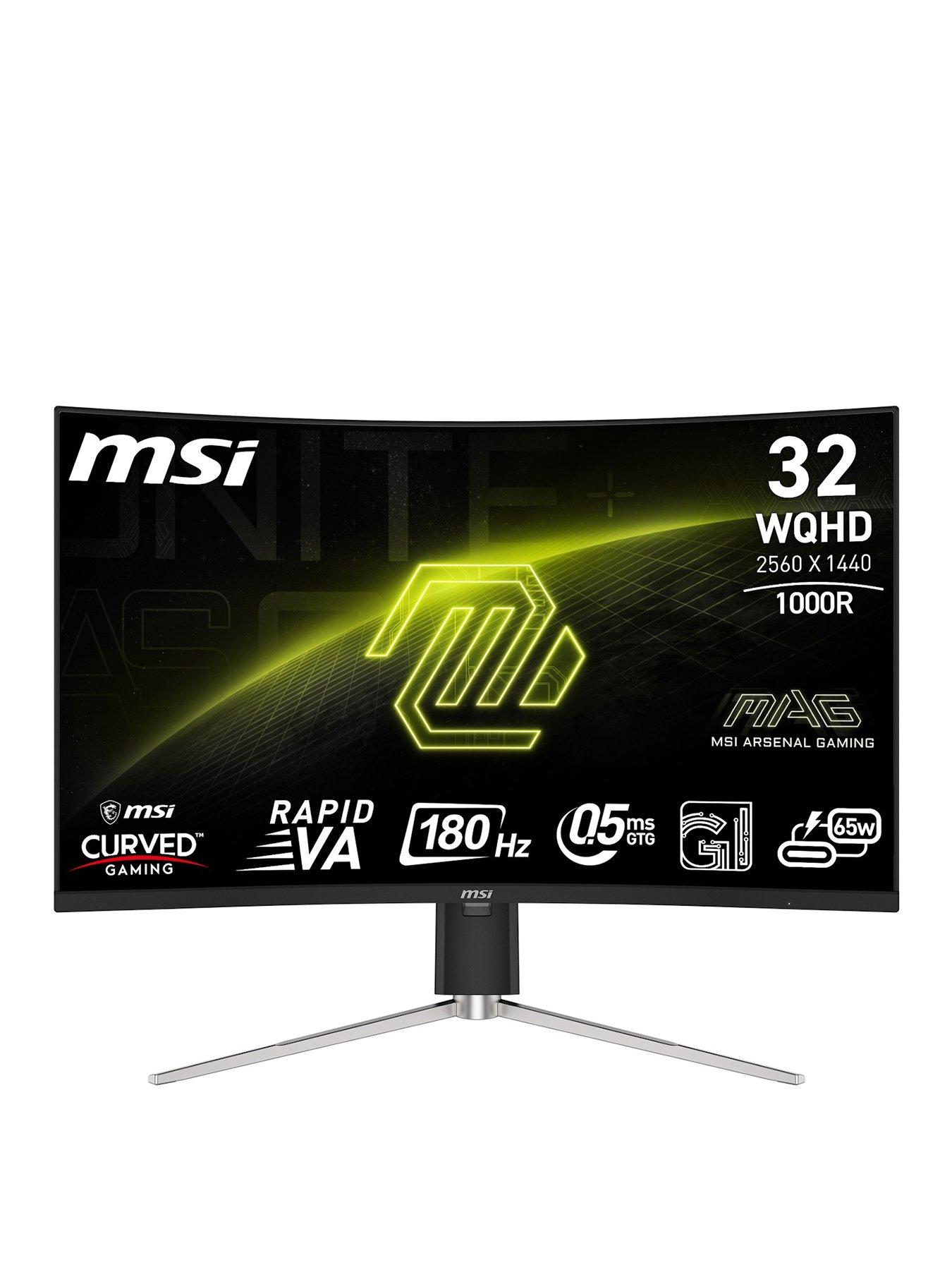 MSI MAG 325CQRF QD E2 - 32in - WQHD - 180Hz - Curved Gaming Monitor - Black