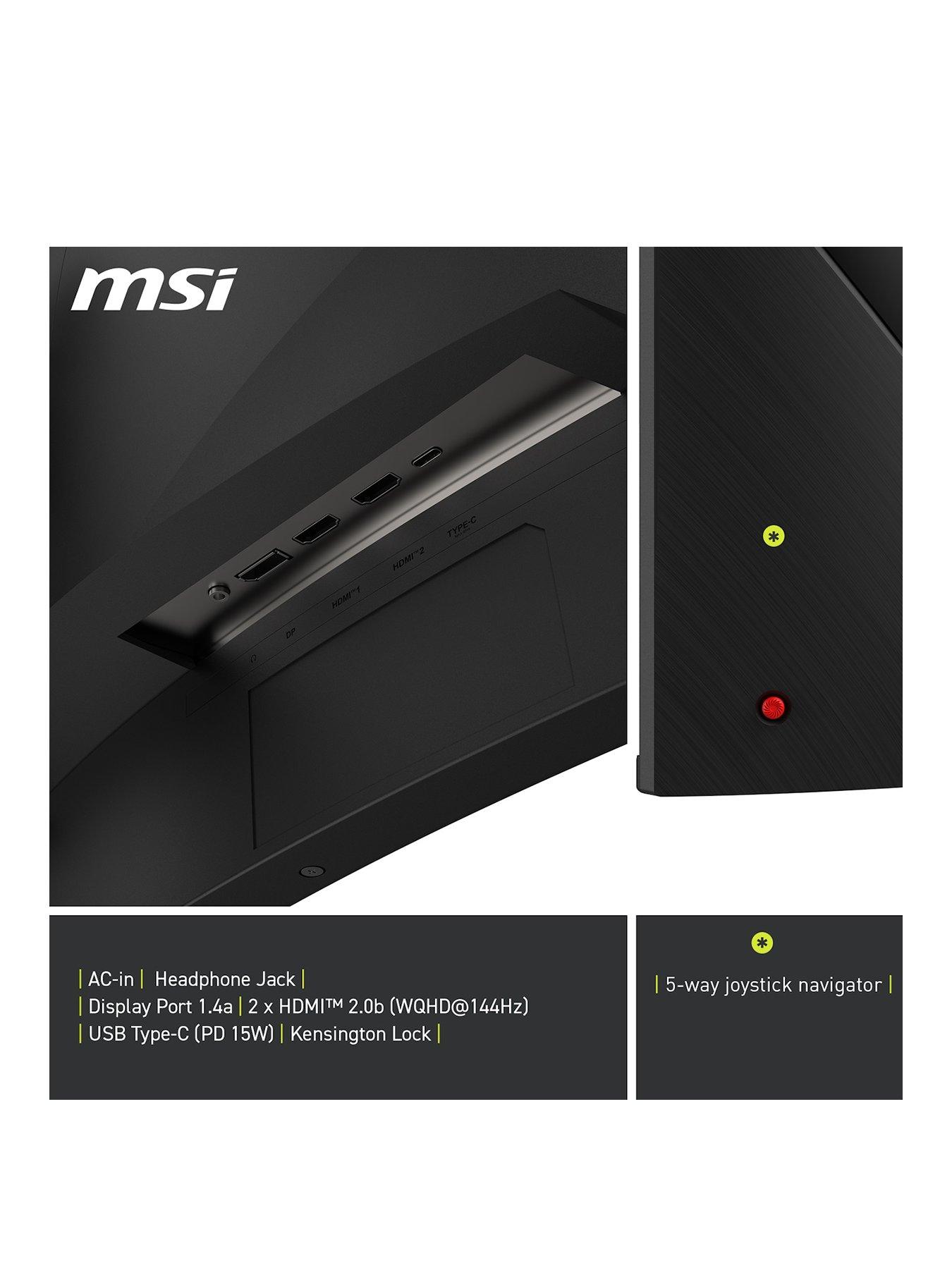  image of msi-mag-325cqrxf-e2-32in-wqhd-240hz-curved-gaming-monitor-black