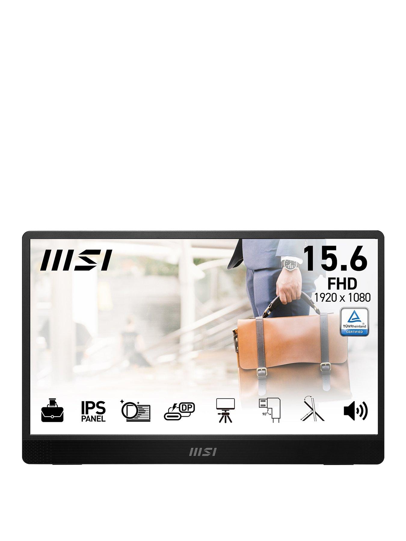 Image 1 of 7 of MSI PRO MP161 E2U - 15.6IN - FHD IPS - 60Hz - Portable Monitor - Black