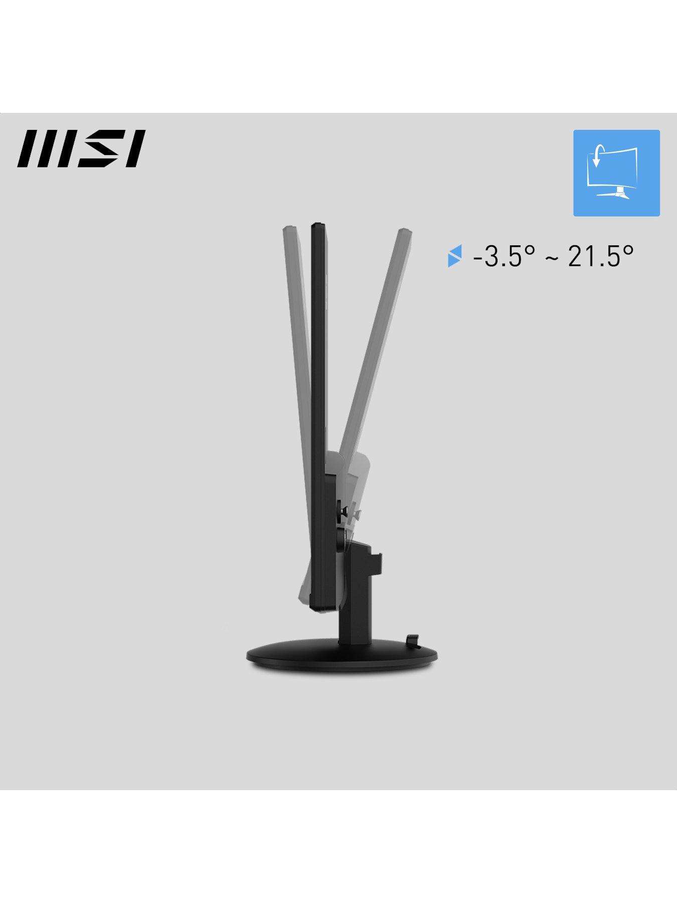  image of msi-pro-mp252l-245in-fullnbsphd-ipsnbsp100-hznbspmonitor-black