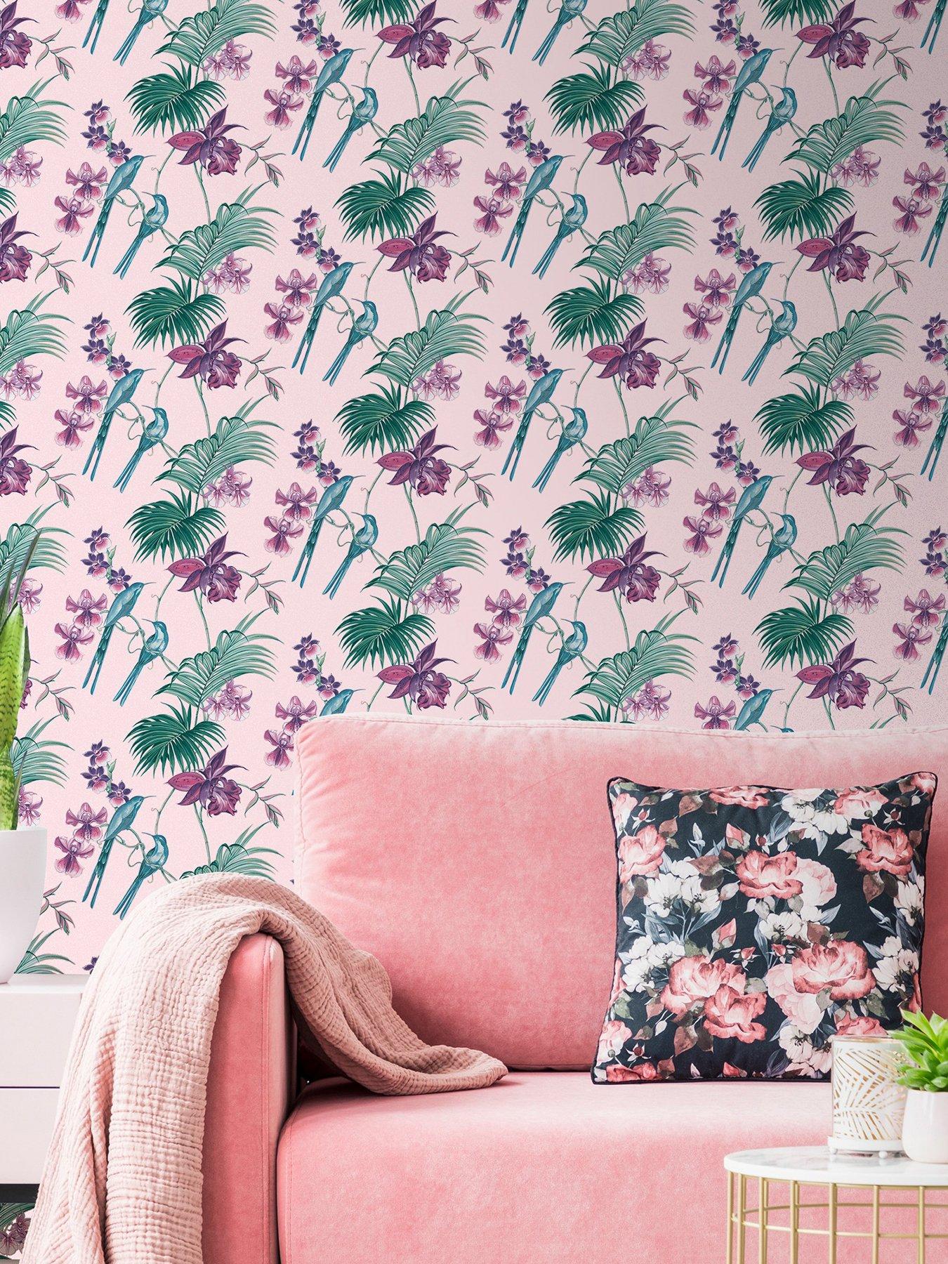  image of julian-mcdonald-utopia-pink-wallpaper