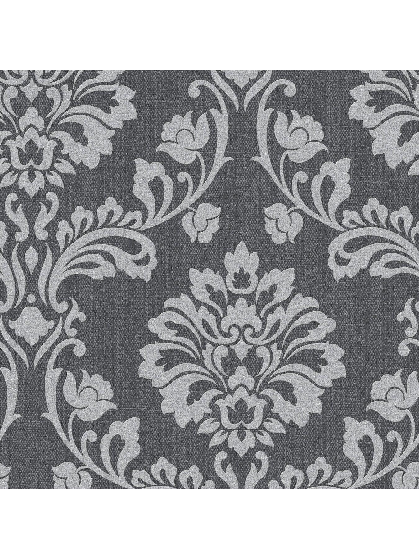 Image 2 of 3 of Superfresco Sfcol Aurora - Black/Grey Wallpaper