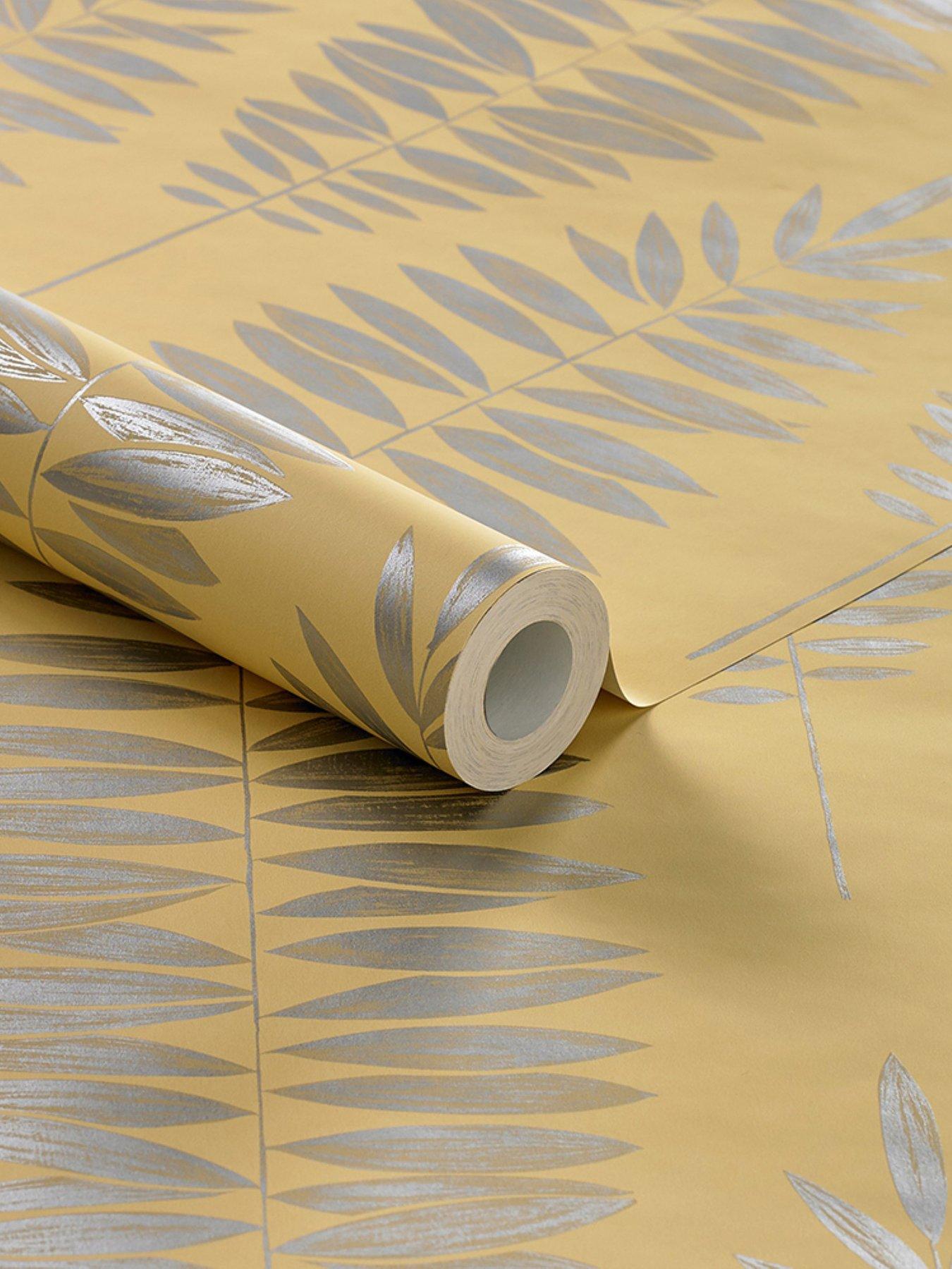  image of boutique-lucia-wallpaper-in-yellow