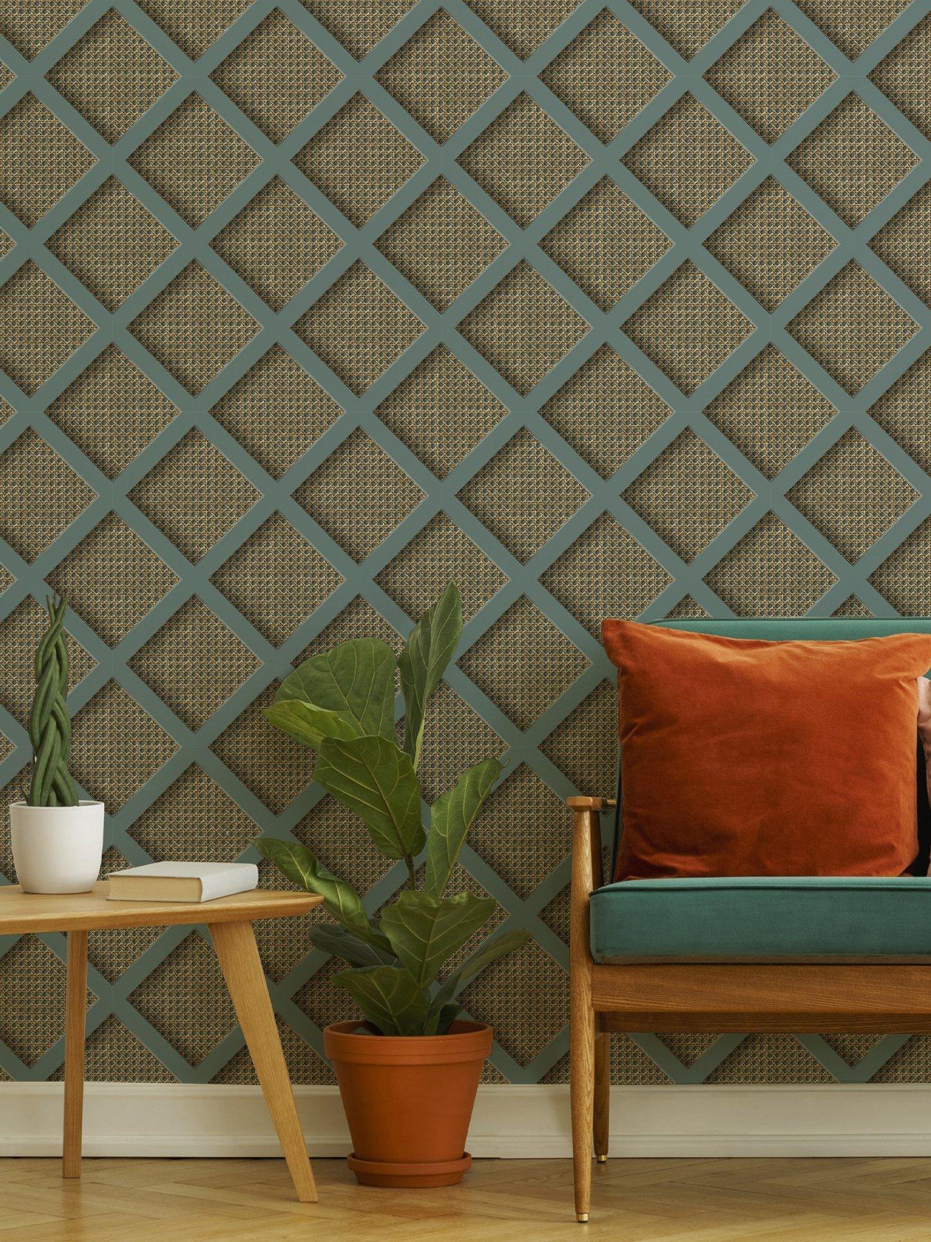 Superfresco Easy Ocean Panel Rattan Wallpaper