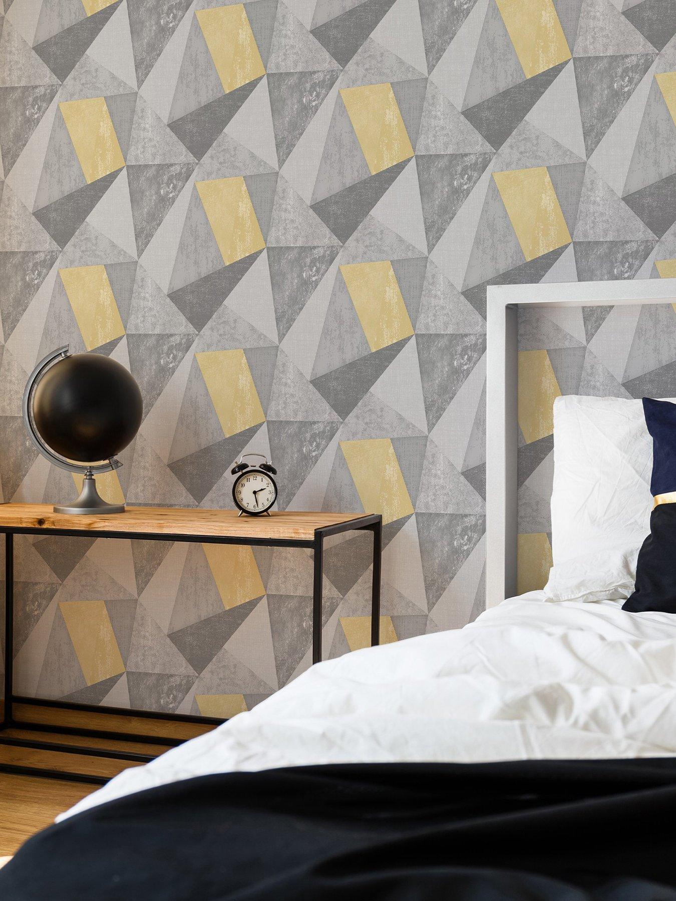 undefined Shard - Grey Ochre Wallpaper