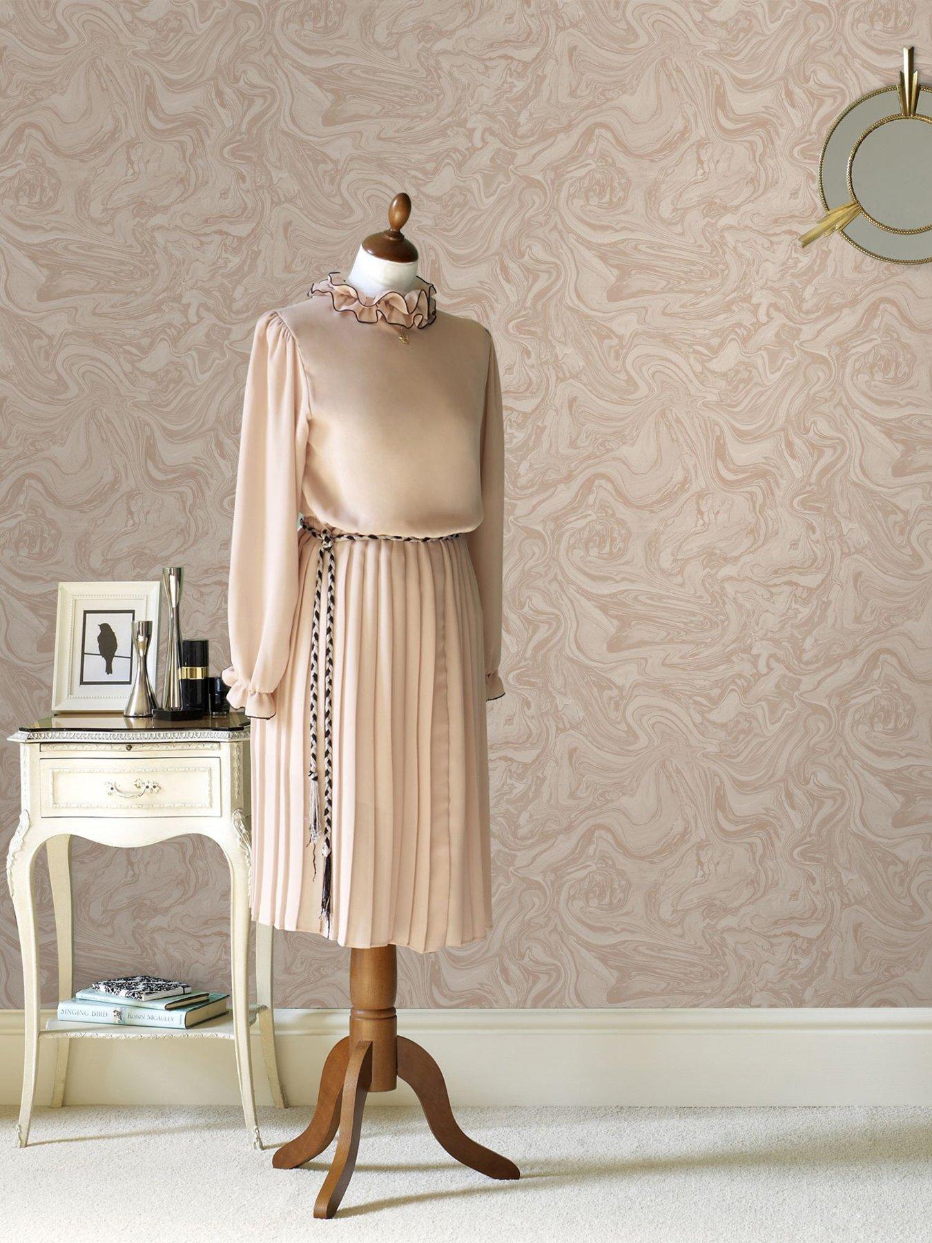 boutique-marbled-pebbled-rose-gold-wallpaper