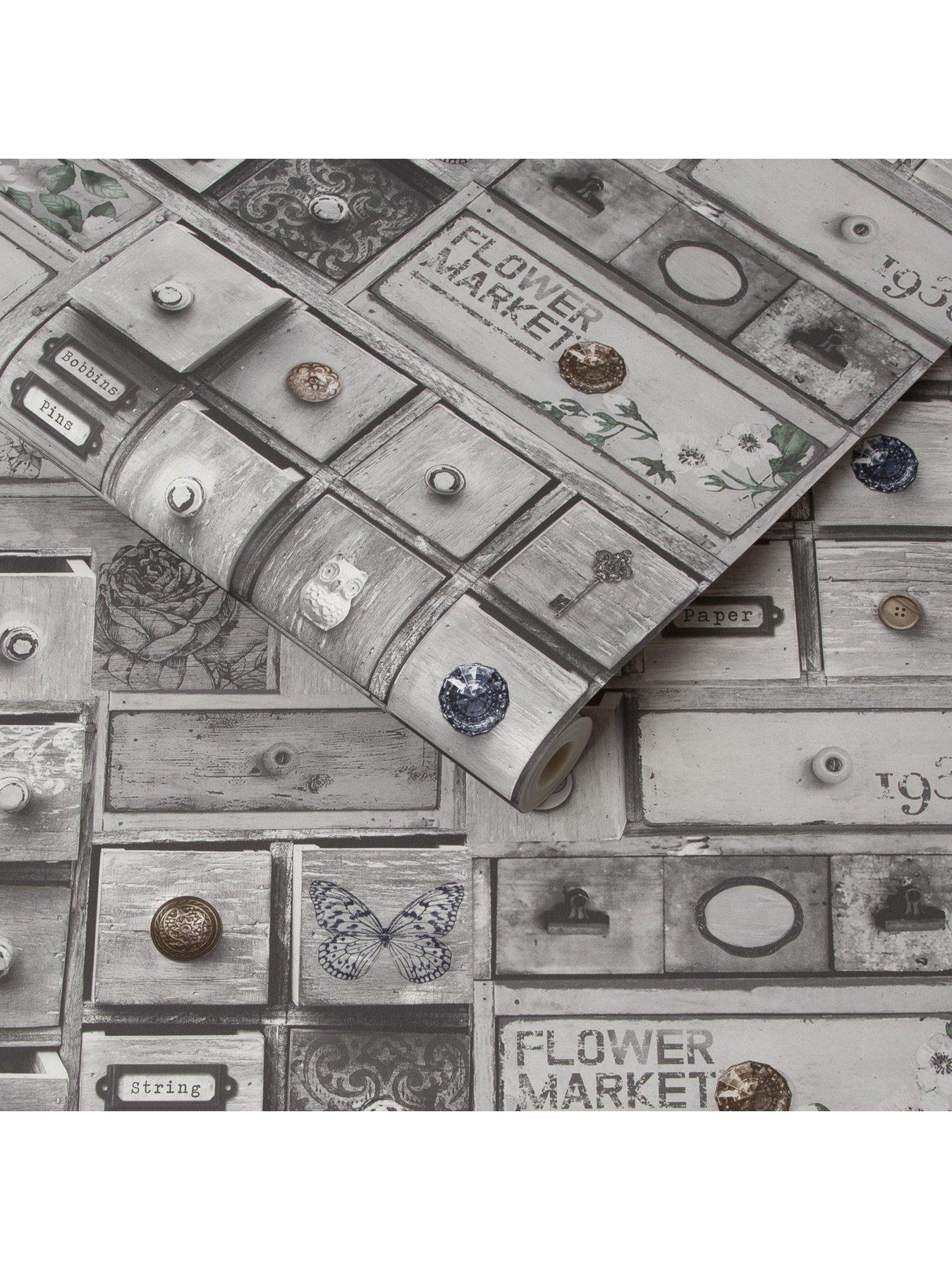  image of fresco-trinket-box-wallpaper