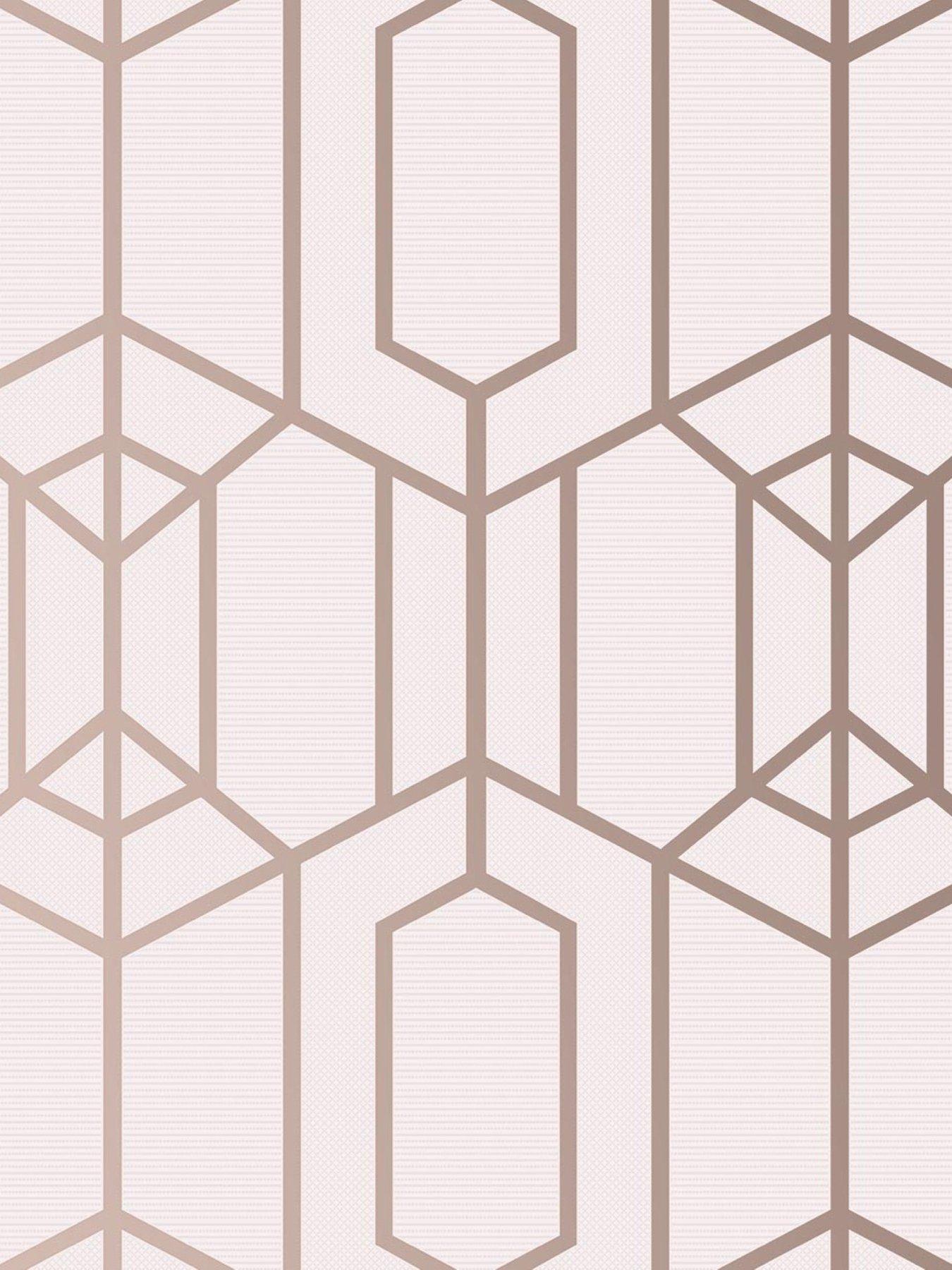  image of superfresco-easy-albany-geo-blush-pink-wallpaper
