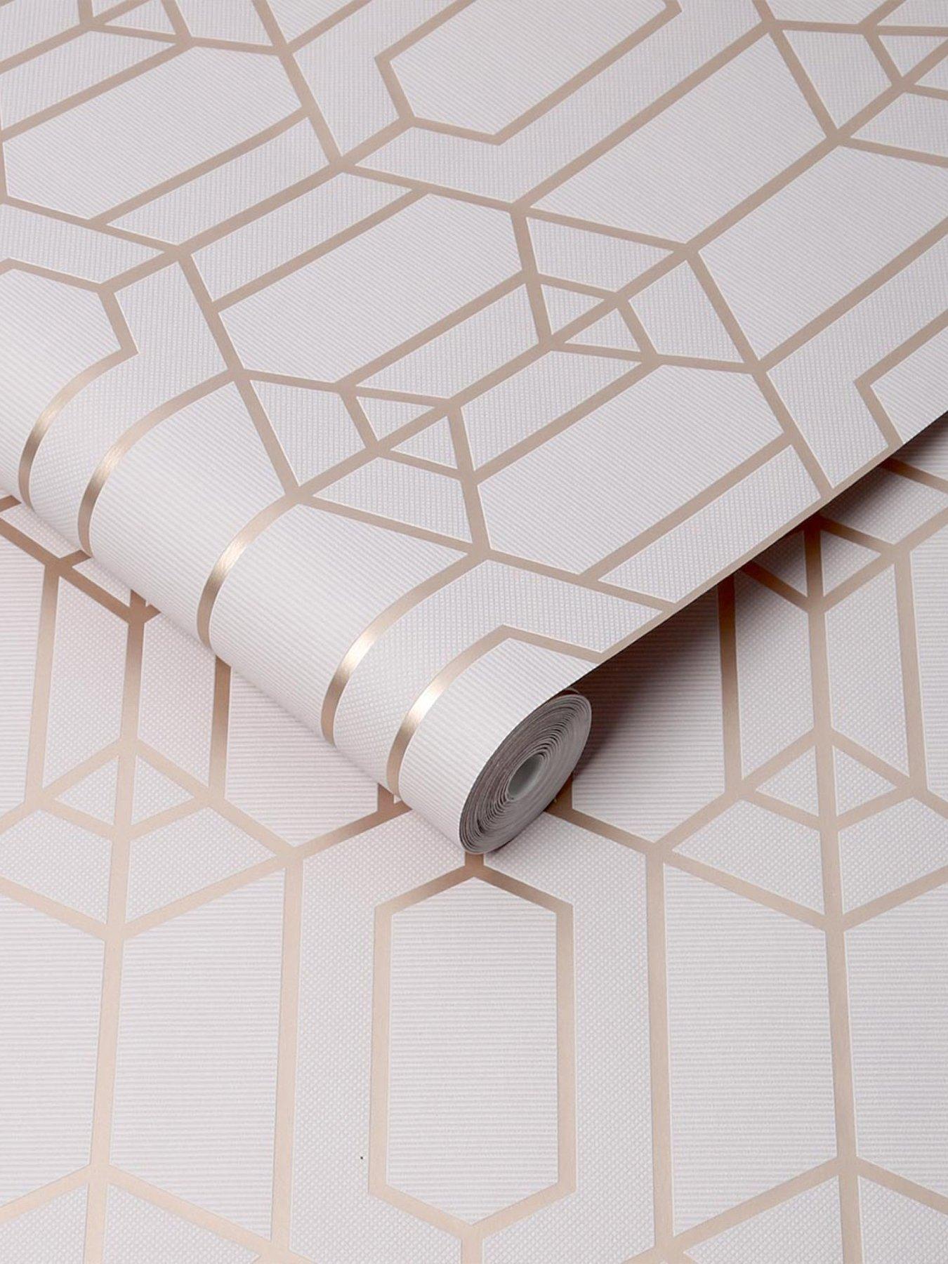  image of superfresco-easy-albany-geo-blush-pink-wallpaper