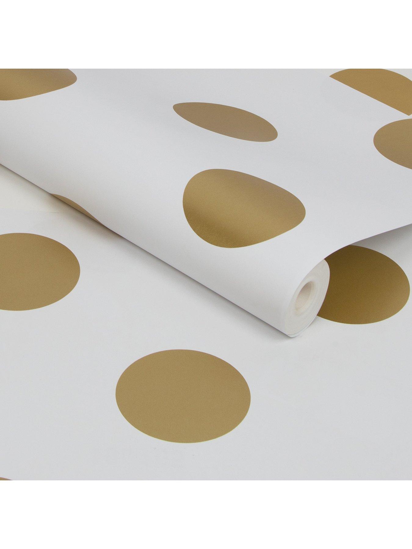  image of superfresco-easy-dotty-gold-wallpaper