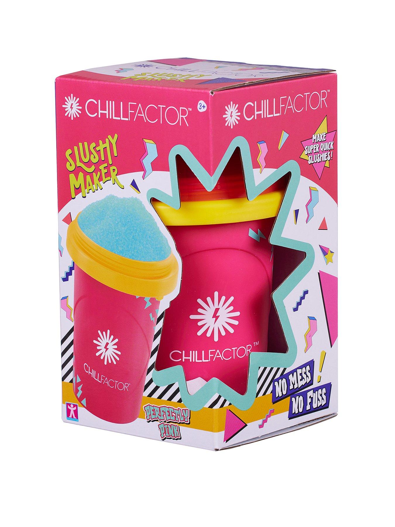  image of chill-factor-slushy-maker-colour-shock-perfectly-pink