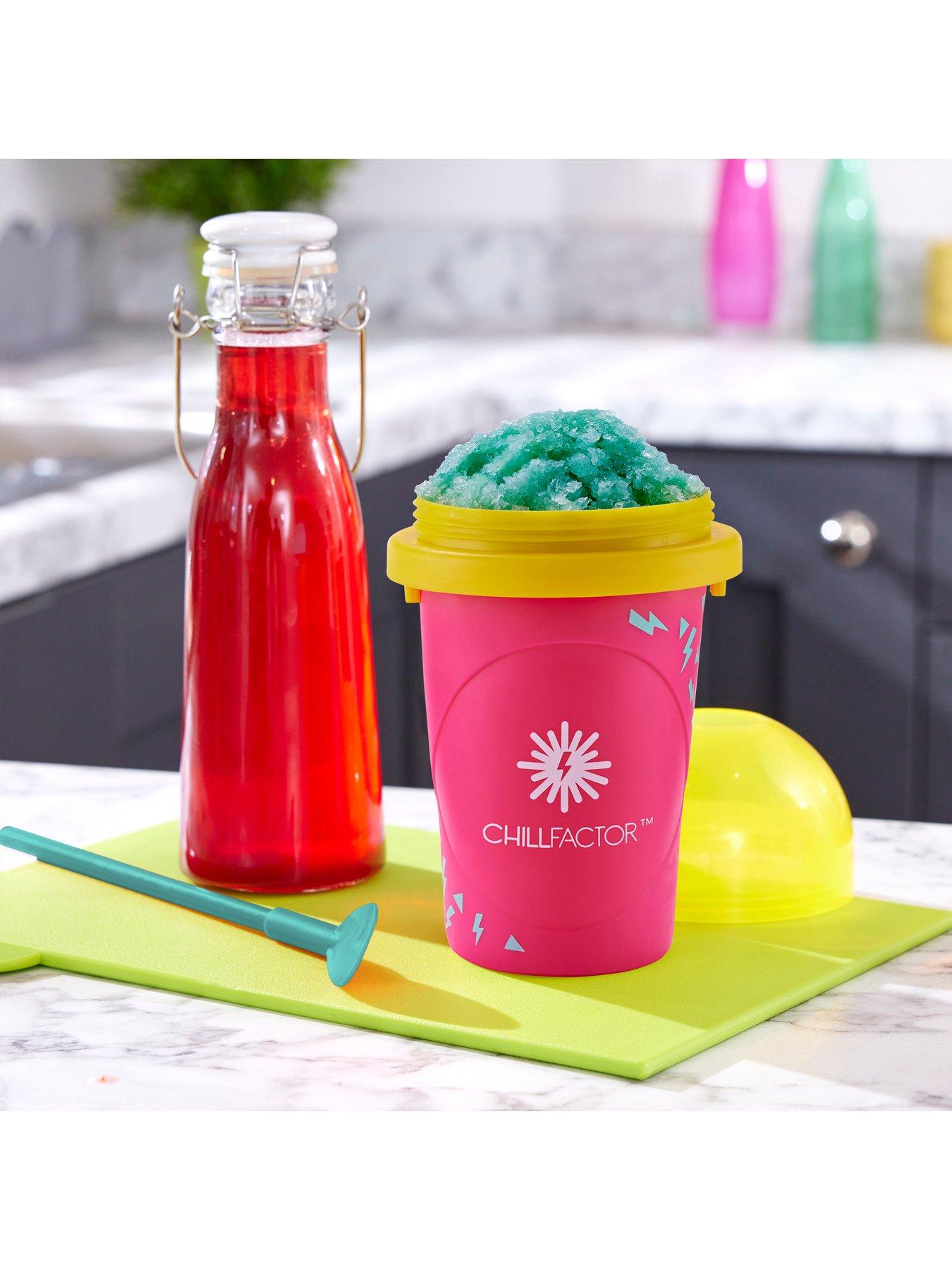  image of chill-factor-slushy-maker-colour-shock-perfectly-pink