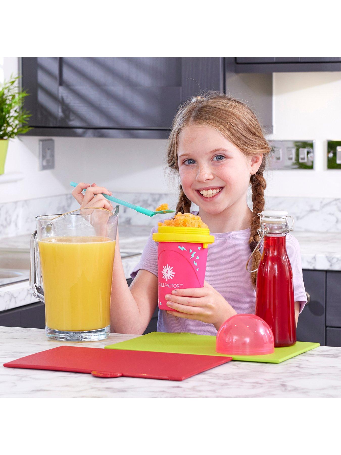  image of chill-factor-slushy-maker-colour-shock-perfectly-pink