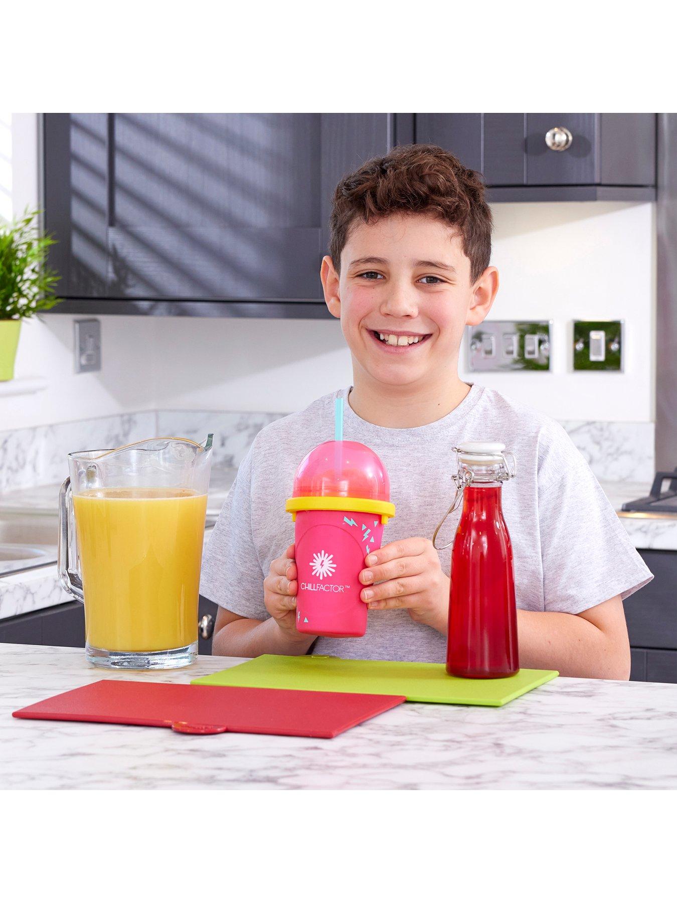  image of chill-factor-slushy-maker-colour-shock-perfectly-pink