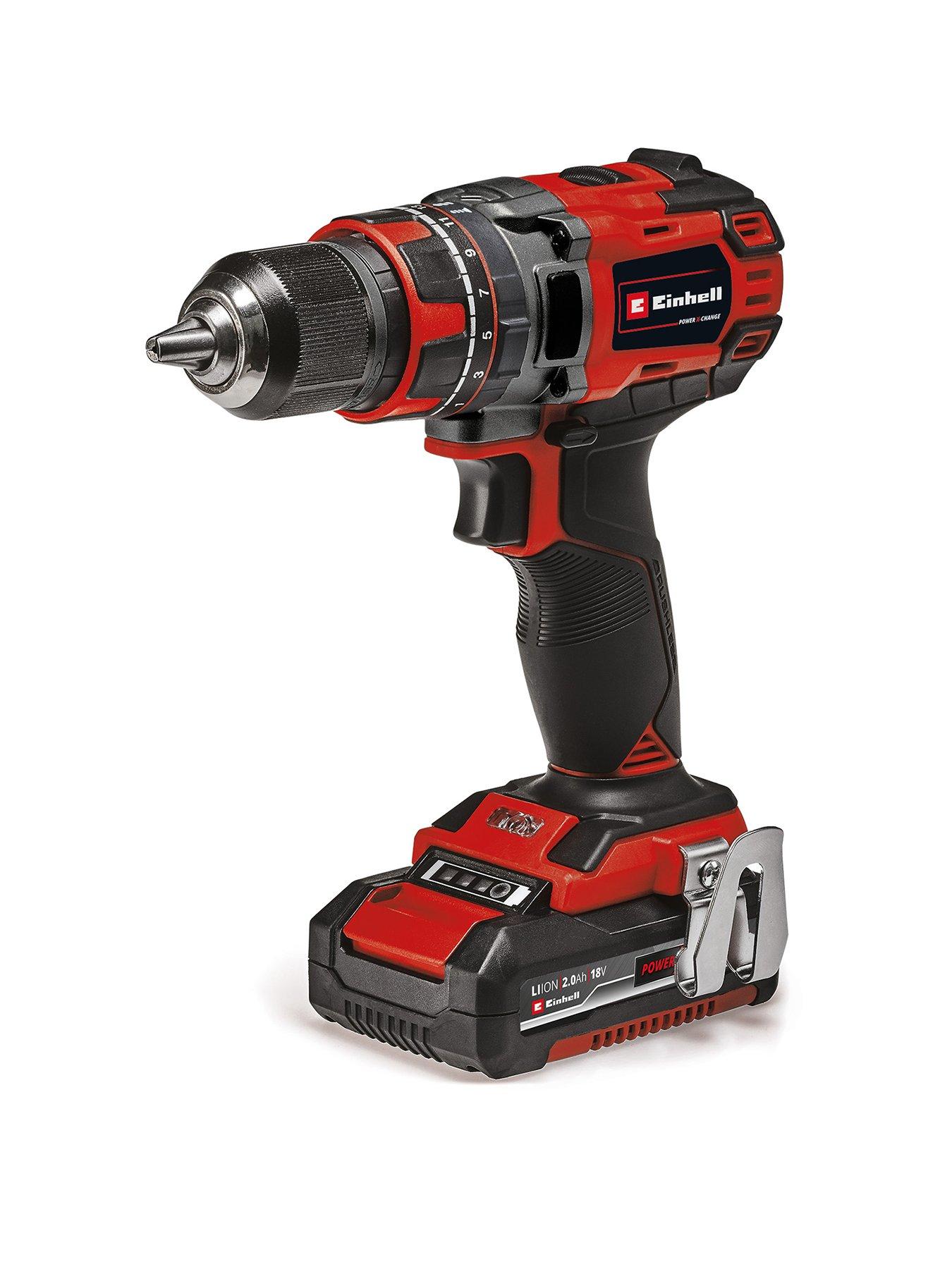 Einhell PXC Cordless 50Nm Impact Drill - TE-CD 18/50 Li-i BL (2x2,0Ah)