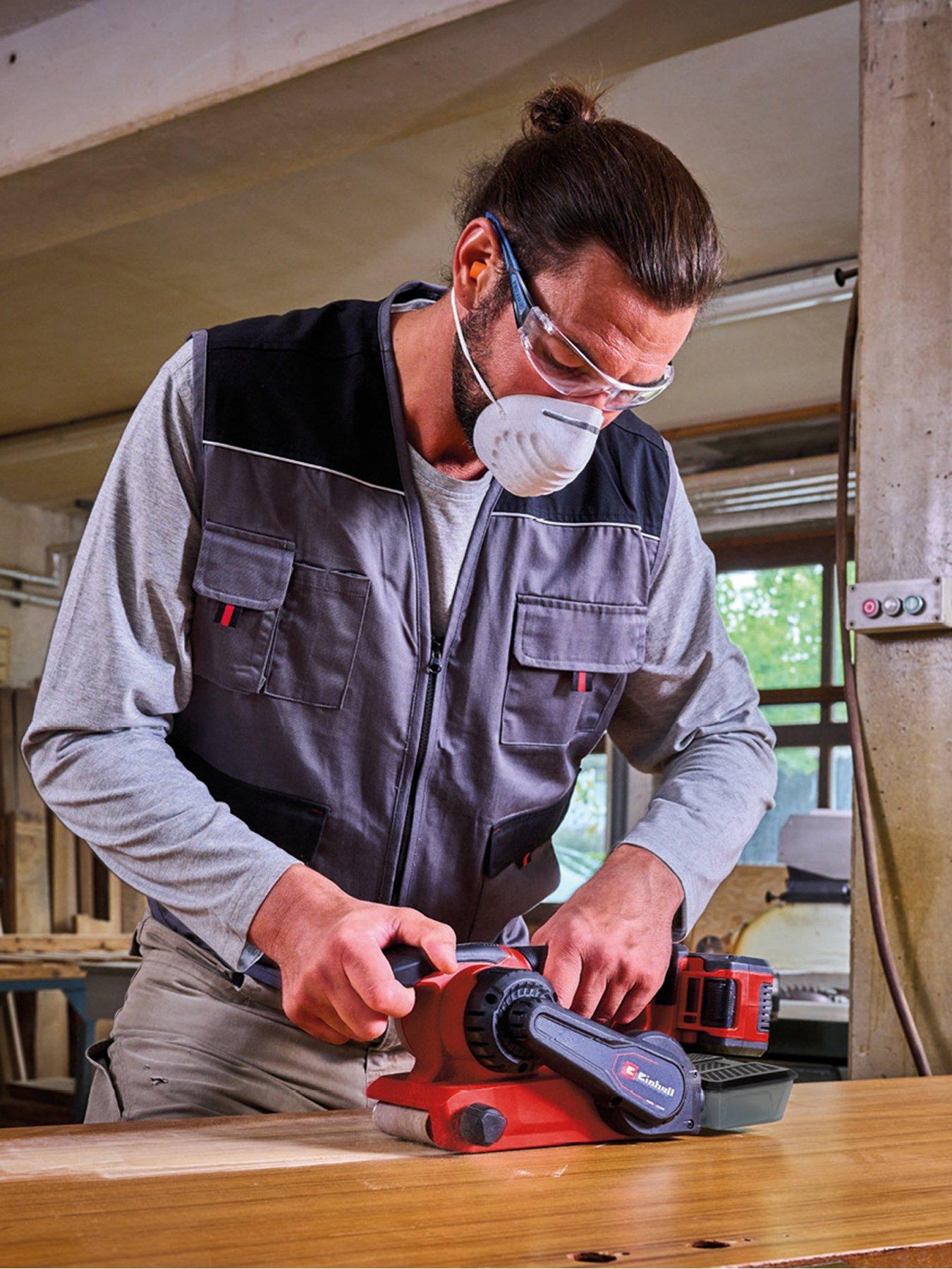  image of einhell-pxc-18v-professional-cordless-belt-sander-tp-bs-18457-li-bl-solo