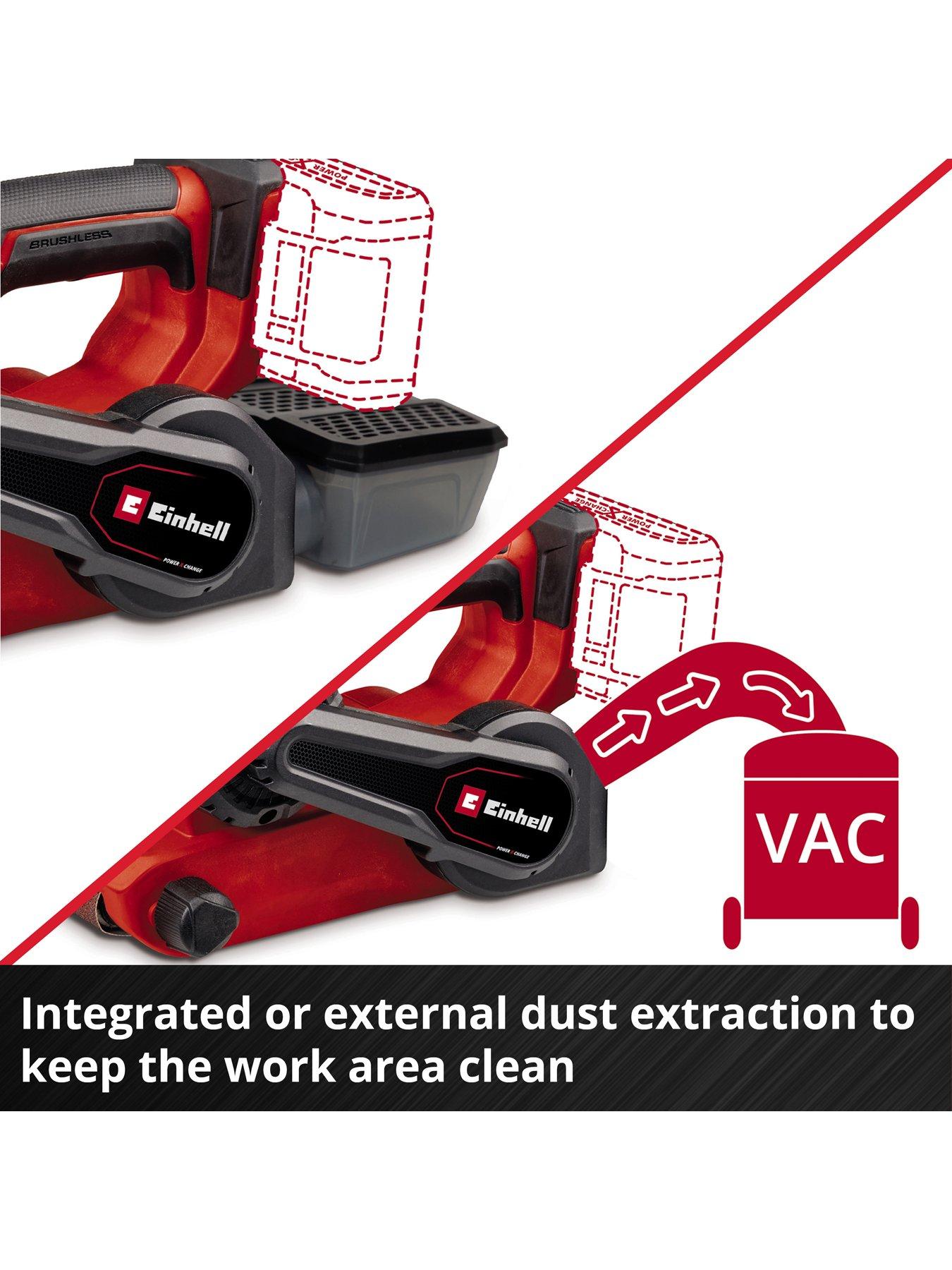  image of einhell-pxc-18v-professional-cordless-belt-sander-tp-bs-18457-li-bl-solo
