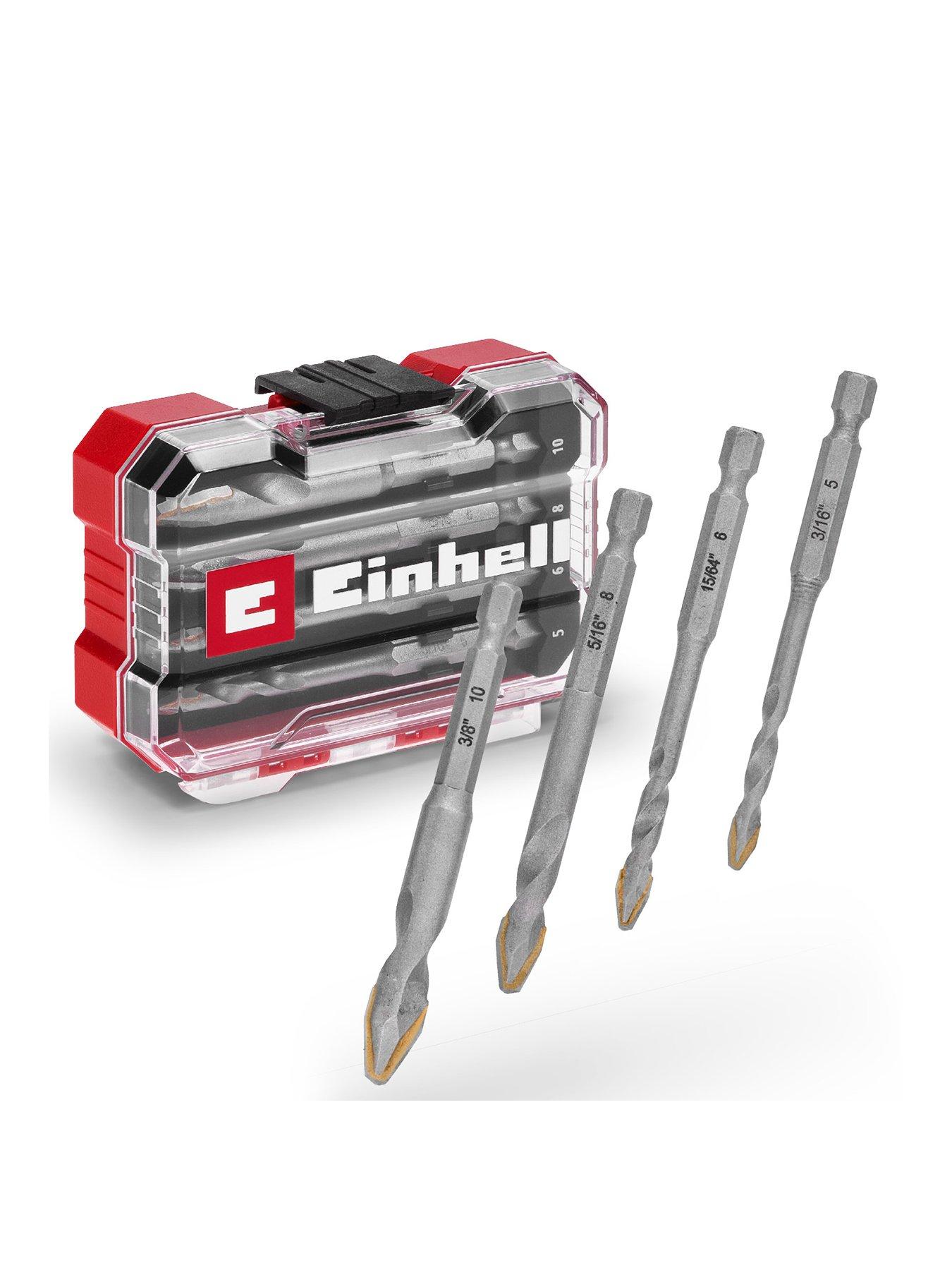 Einhell XS-CASE 4pc Ceramic Tile Drill Bit Set