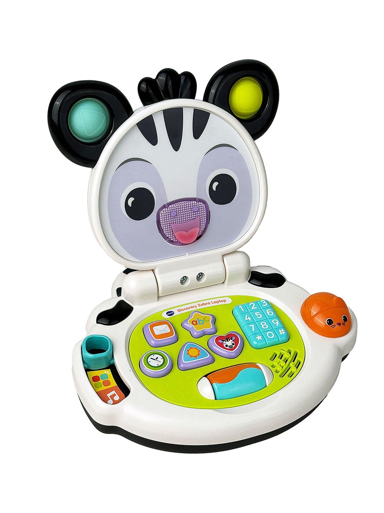 Image 2 of 4 of VTech Discovery Zebra Laptop Interactive Toy