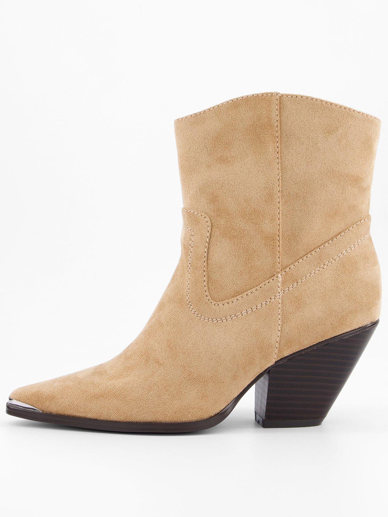 Image 1 of 7 of V by Very Western Ankle Boot - Brown