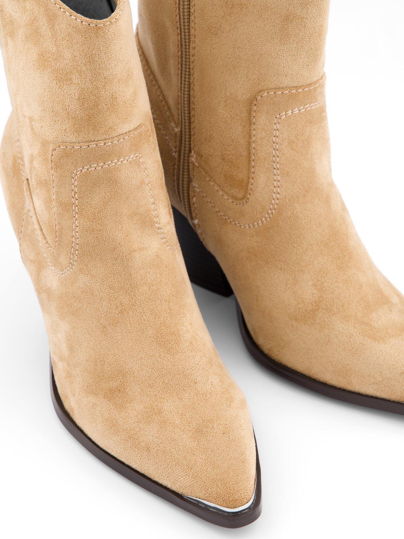 Image 6 of 7 of V by Very Western Ankle Boot - Brown