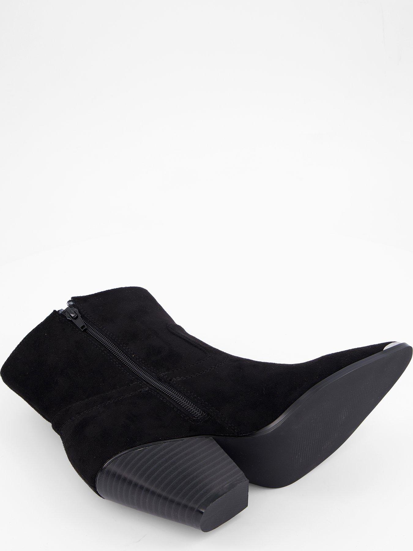 Image 4 of 7 of V by Very Western Ankle Boot - Black