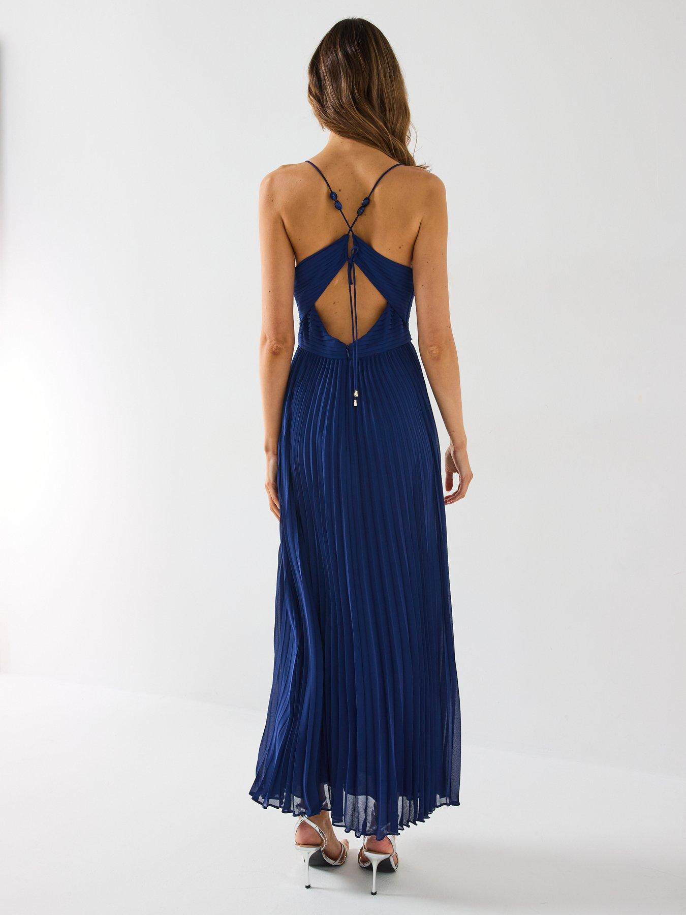 Forever New Loreto Pleated Maxi Dress - Blue | Littlewoods