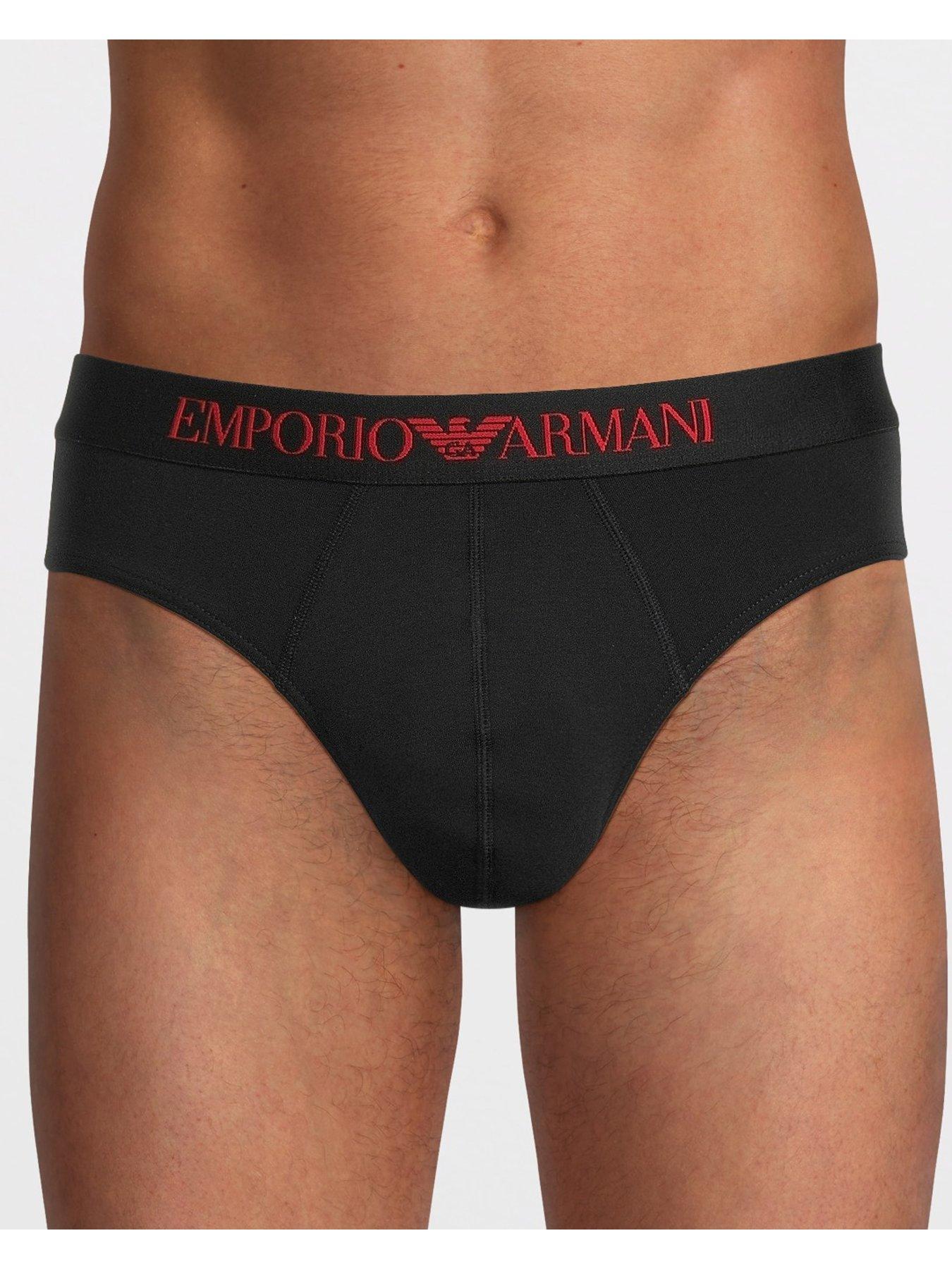  image of emporio-armani-bodywear-2-pack-heart-print-briefs-multi