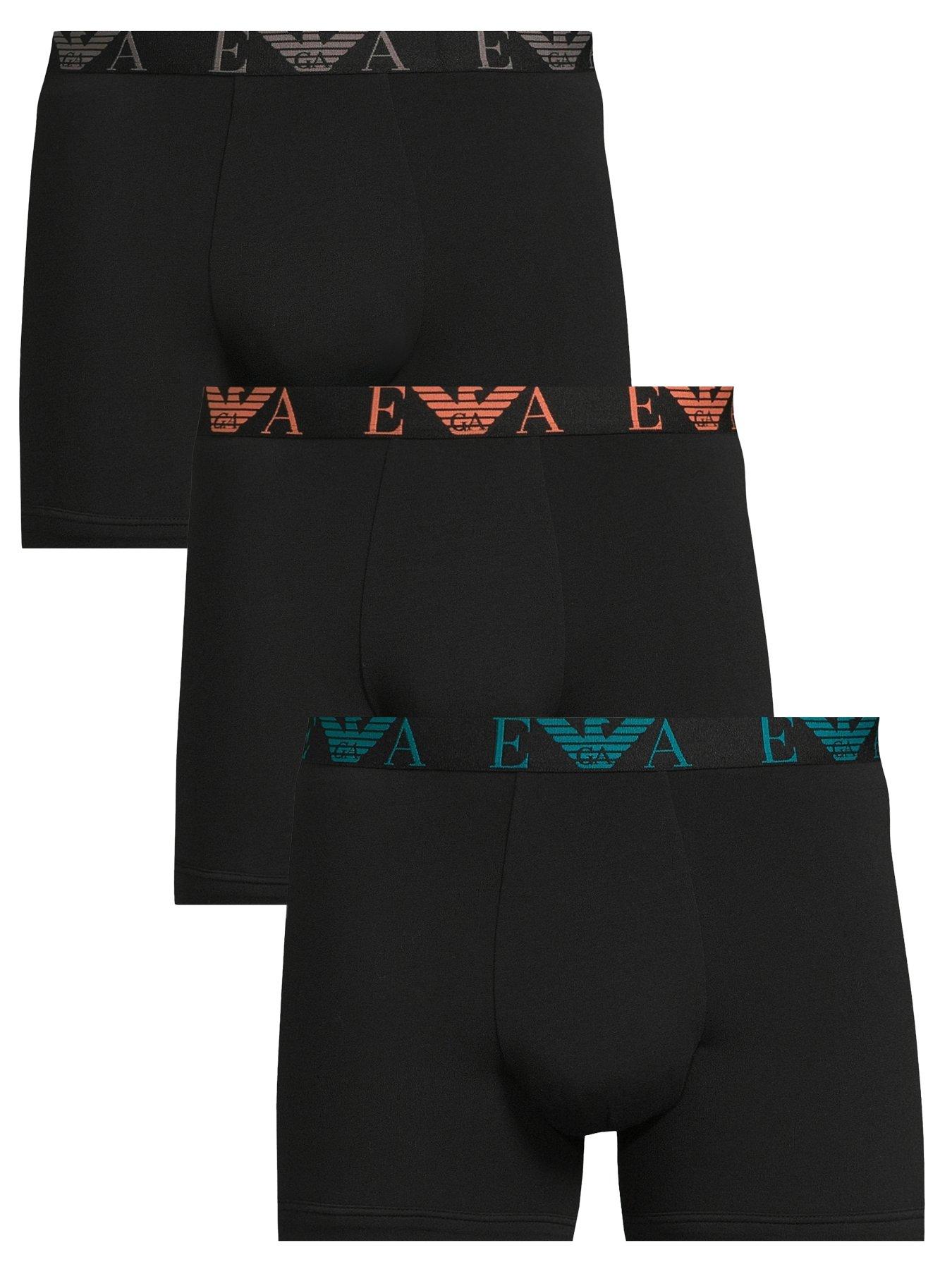 emporio-armani-bodywear-3-pack-bold-monogram-trunks-black