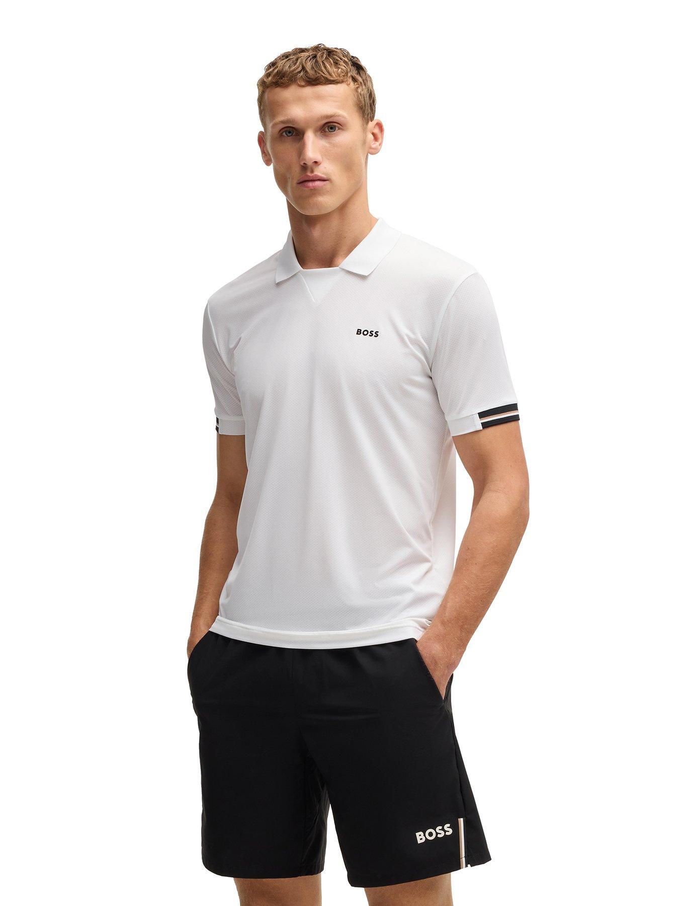 front image of boss-mens-golf-palle-mesh-regular-fit-polo--white