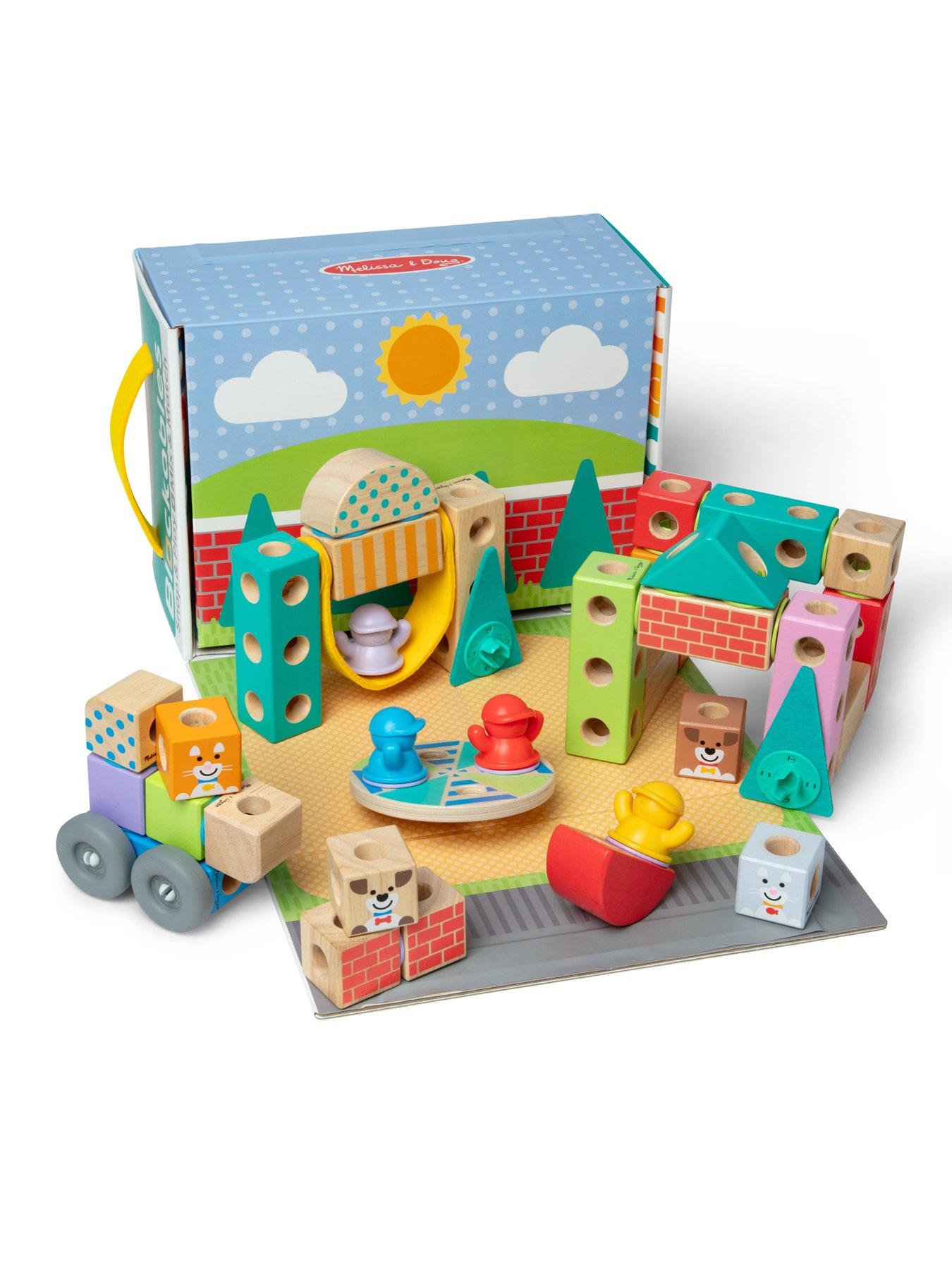 Image 2 of 8 of Melissa & Doug Blockables Town Play Set
