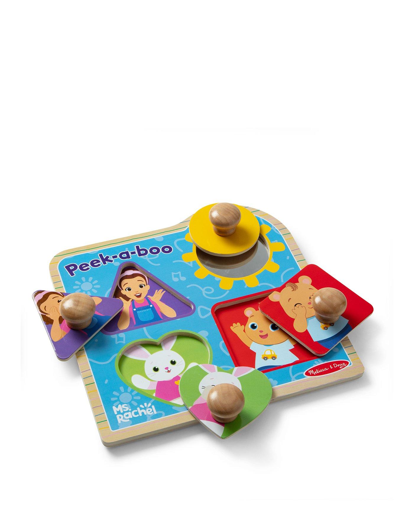 Melissa & Doug Ms. Rachel Jumbo Wooden Peg Puzzle - 4-Piece