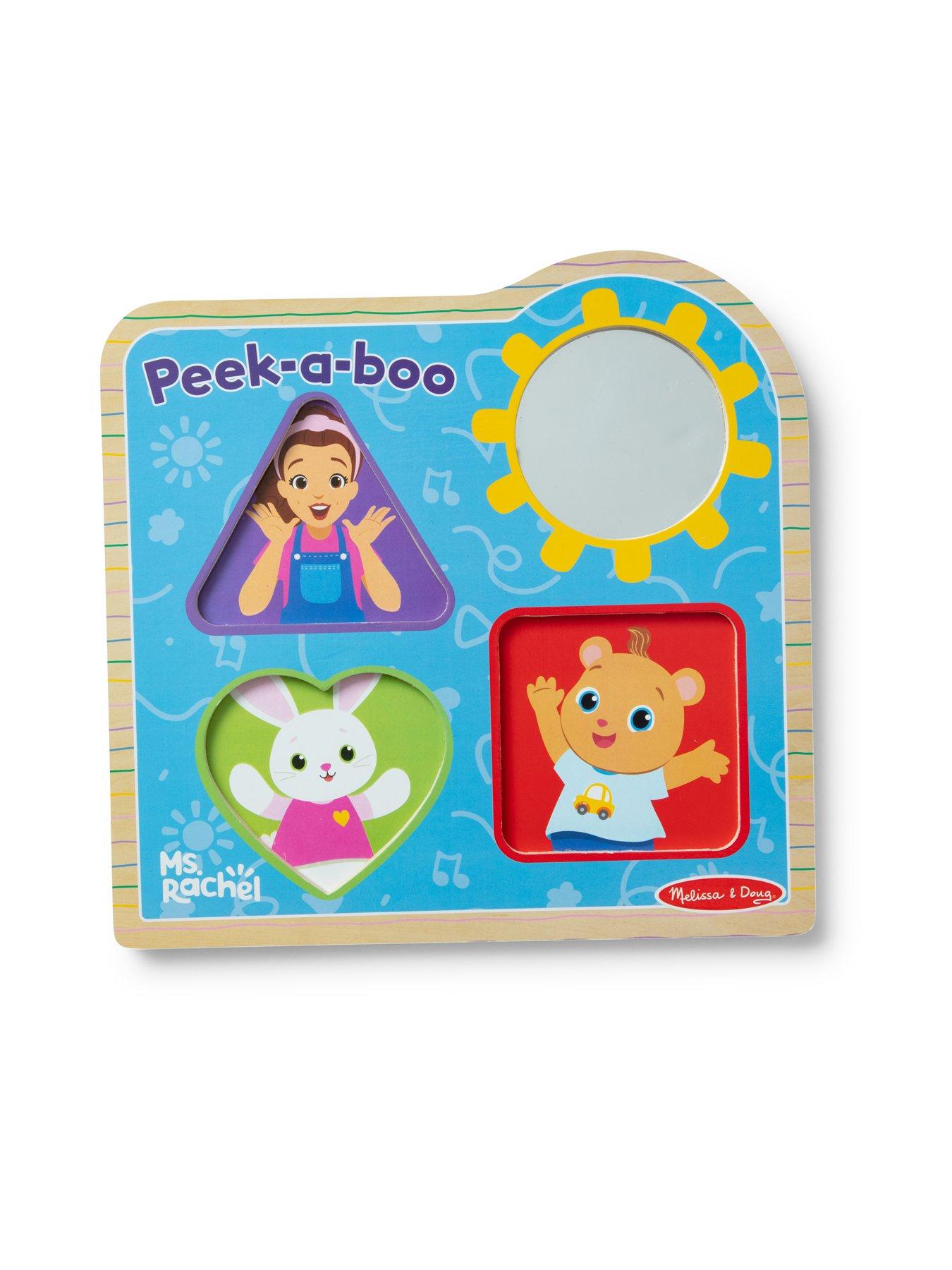 Image 4 of 8 of Melissa & Doug Ms. Rachel&nbsp;Jumbo&nbsp;Wooden&nbsp;Peg&nbsp;Puzzle - 4-Piece&nbsp;