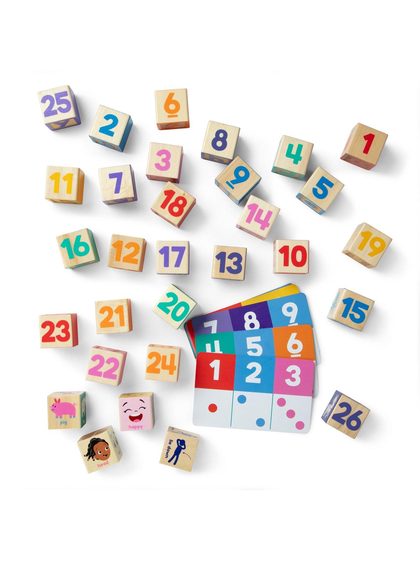 Image 5 of 8 of Melissa & Doug Ms. Rachel Wooden Learning&nbsp;Blocks + Activity Cards