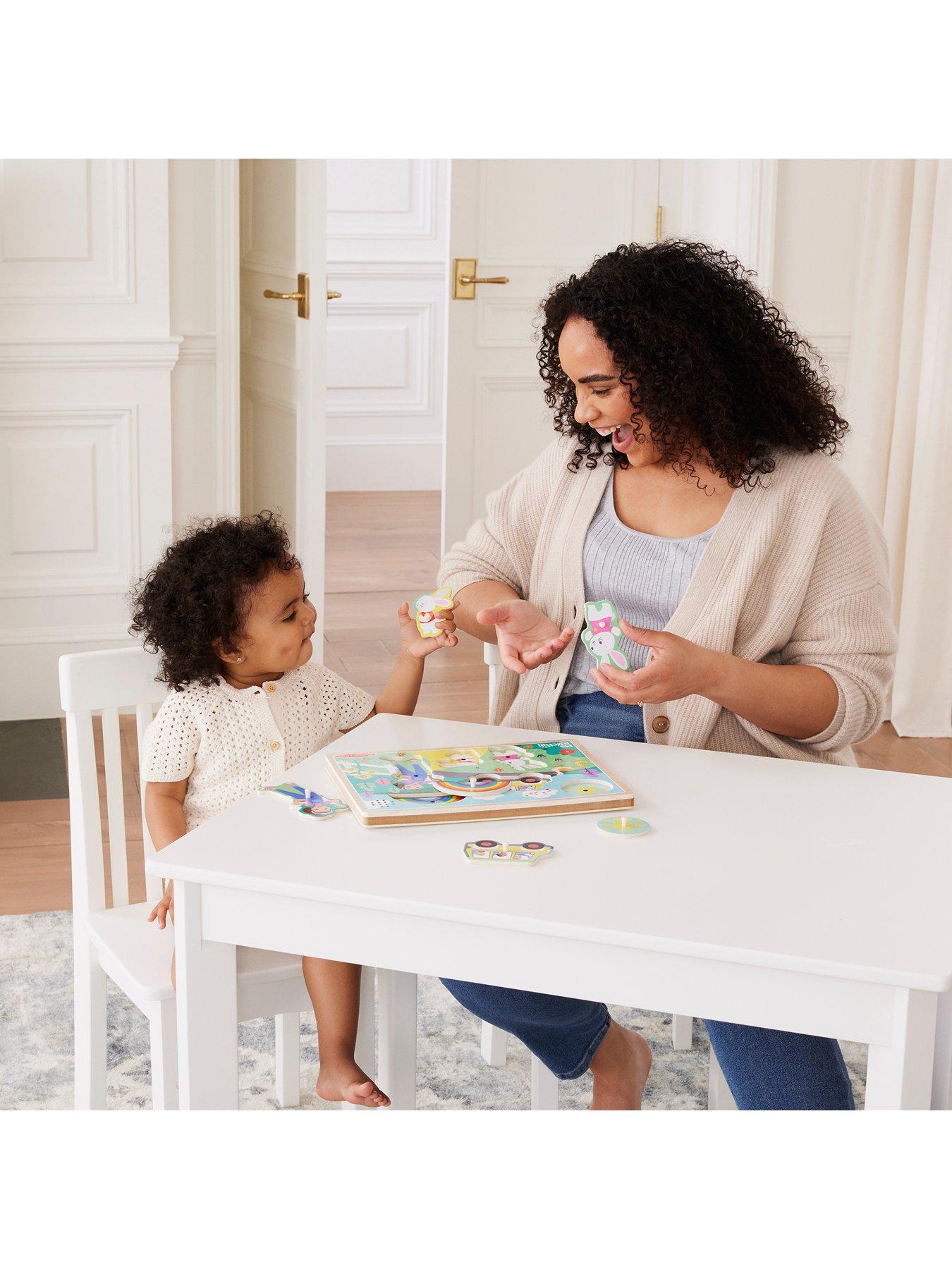 Image 7 of 8 of Melissa & Doug Ms. Rachel Sound Puzzle &ndash; 6-Piece Wooden Puzzle with Light-Activated Sounds