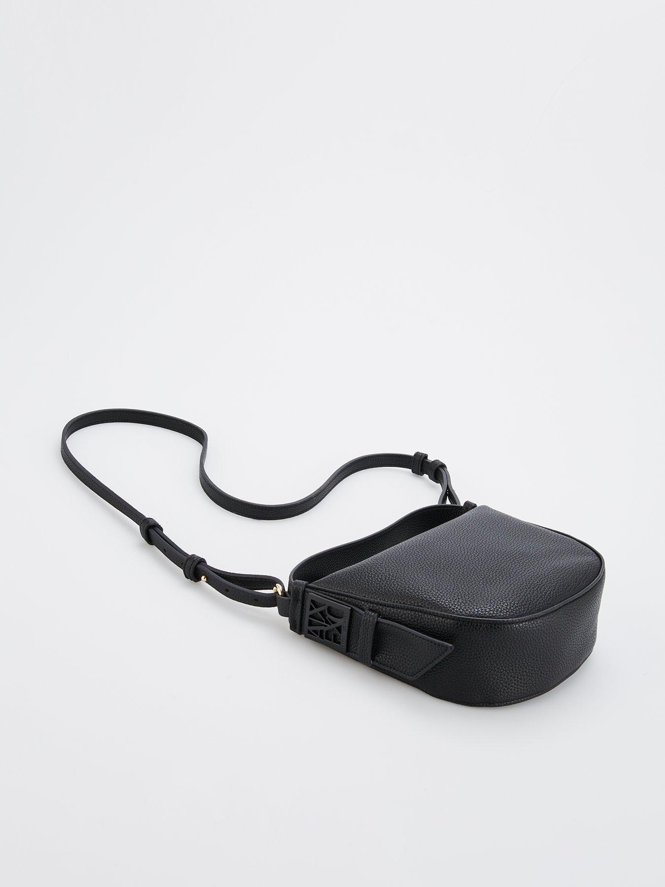  image of armani-exchange-susie-soft-hobo-crossbody-bag-black