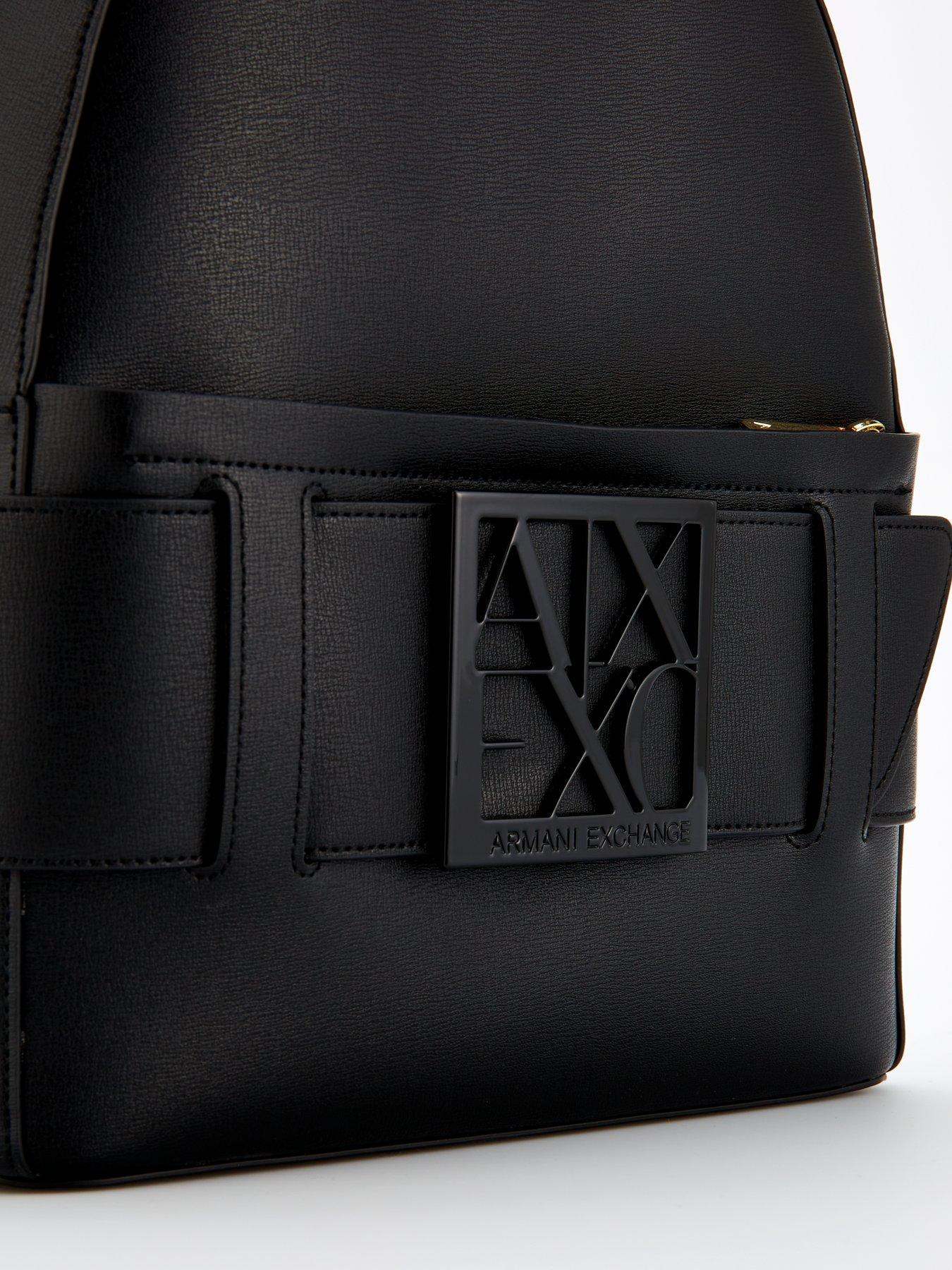  image of armani-exchange-susie-backpack-black