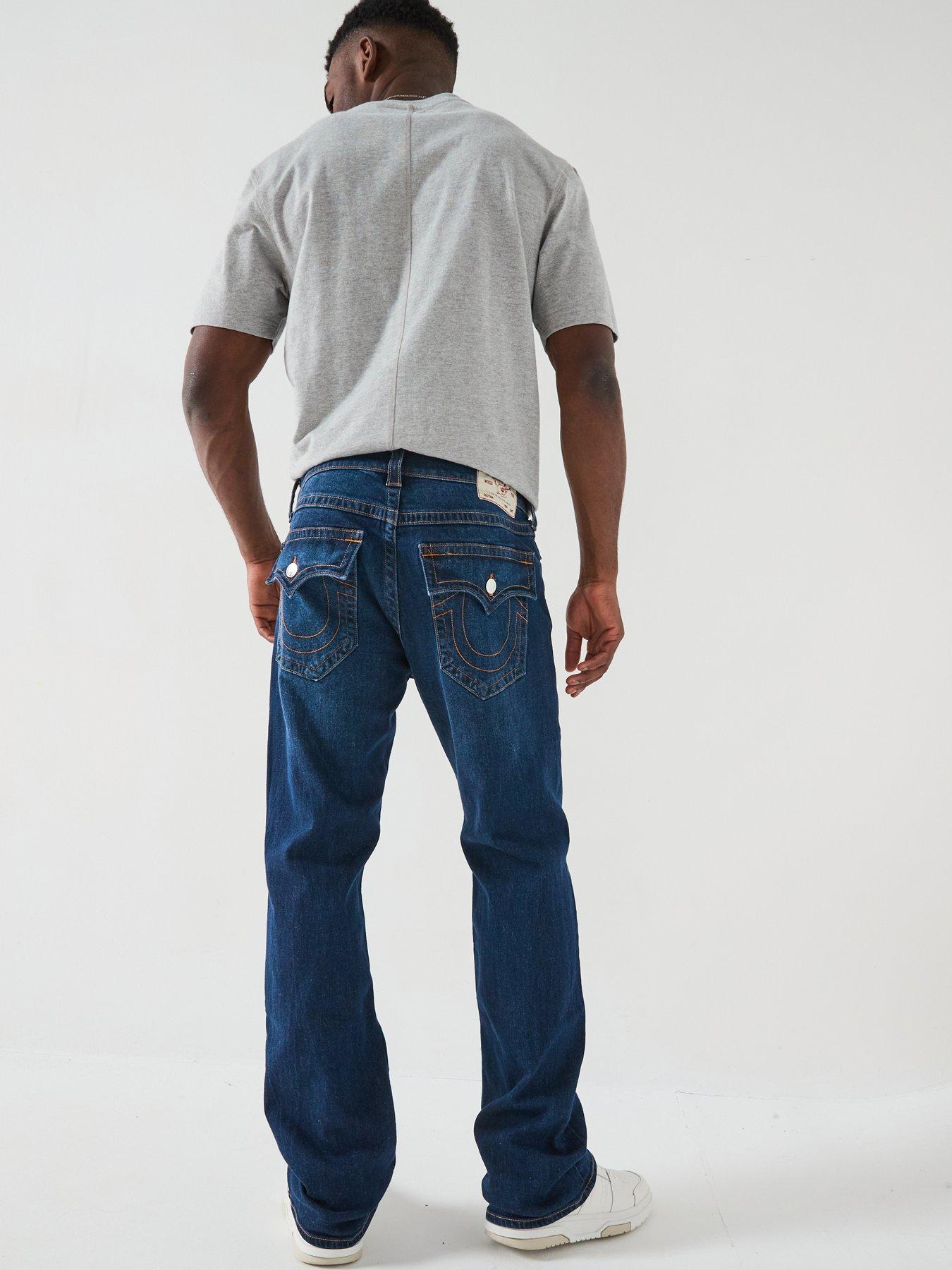 TRUE RELIGION Ricky Straight Fit Jeans - Dark Blue | Littlewoods