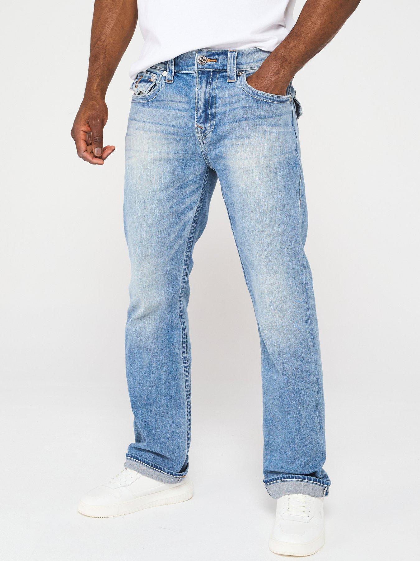 TRUE RELIGION Ricky Straight Fit Jeans - Blue | Littlewoods