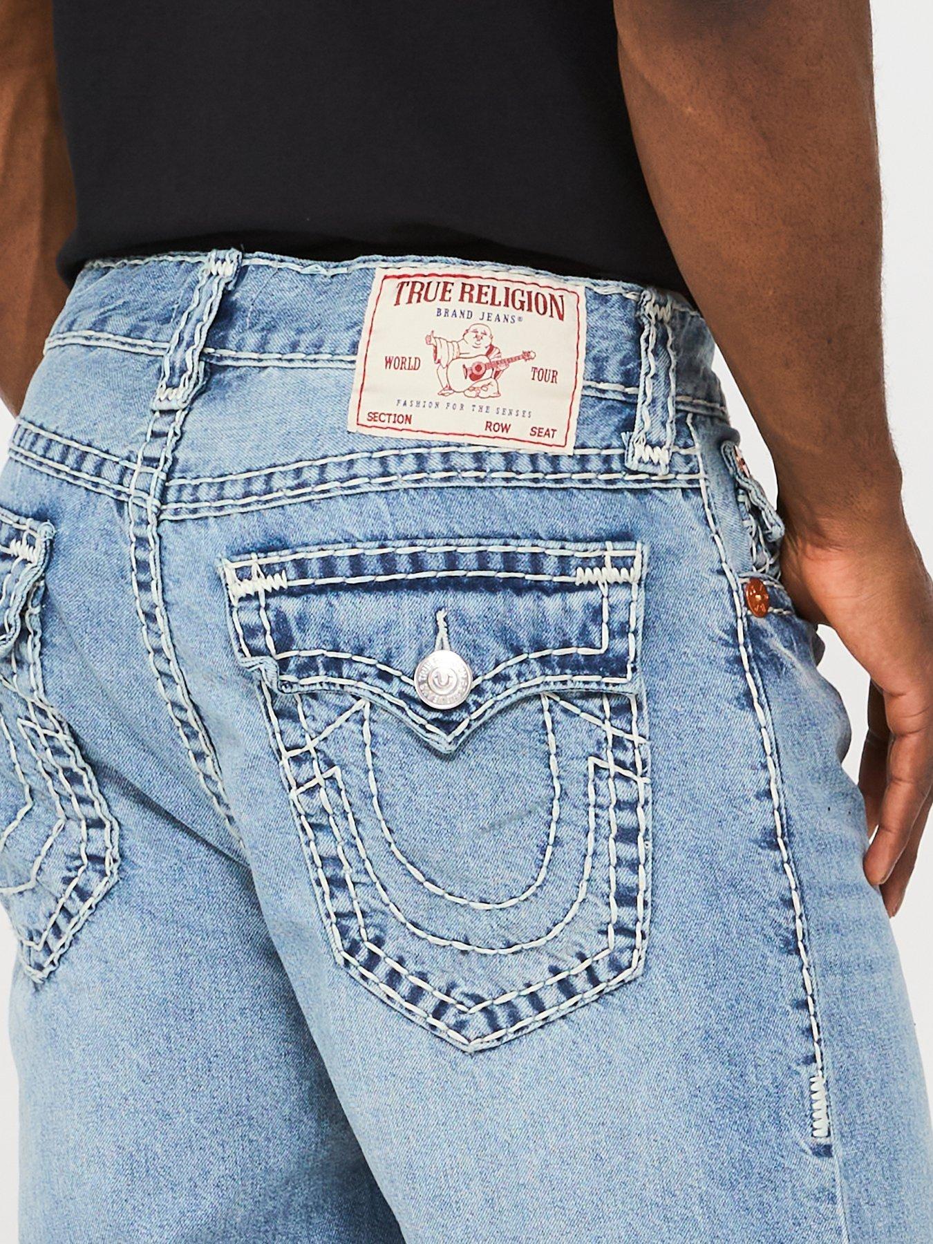  image of true-religion-vinny-super-t-flap-wide-fit-shorts-light-blue